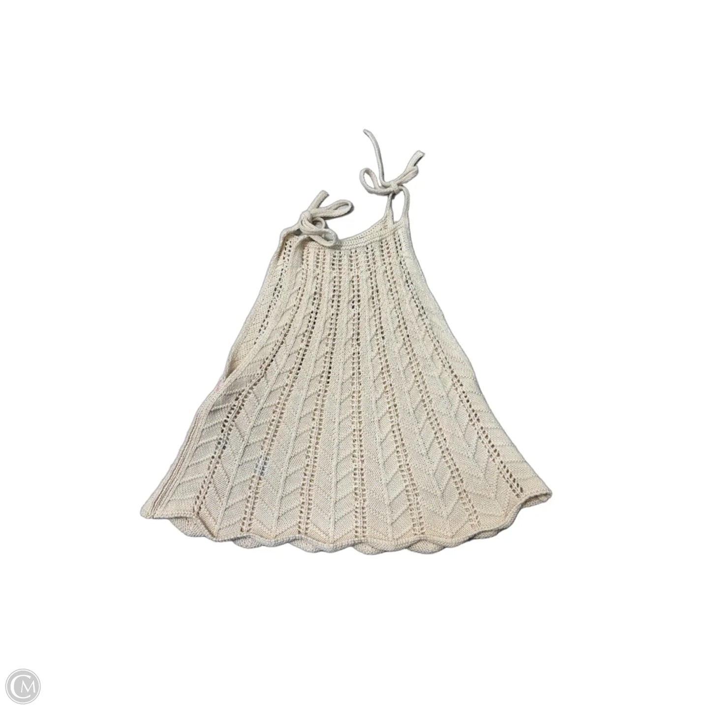 Top Sleeveless By Zara In White, Size: M