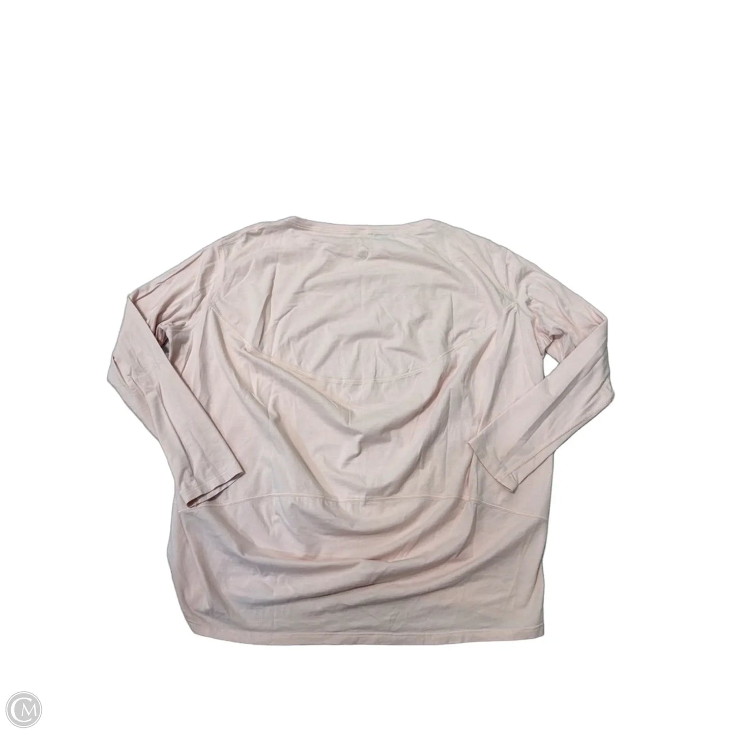 Athletic Top Long Sleeve Crewneck By Lululemon In Pink, Size: S