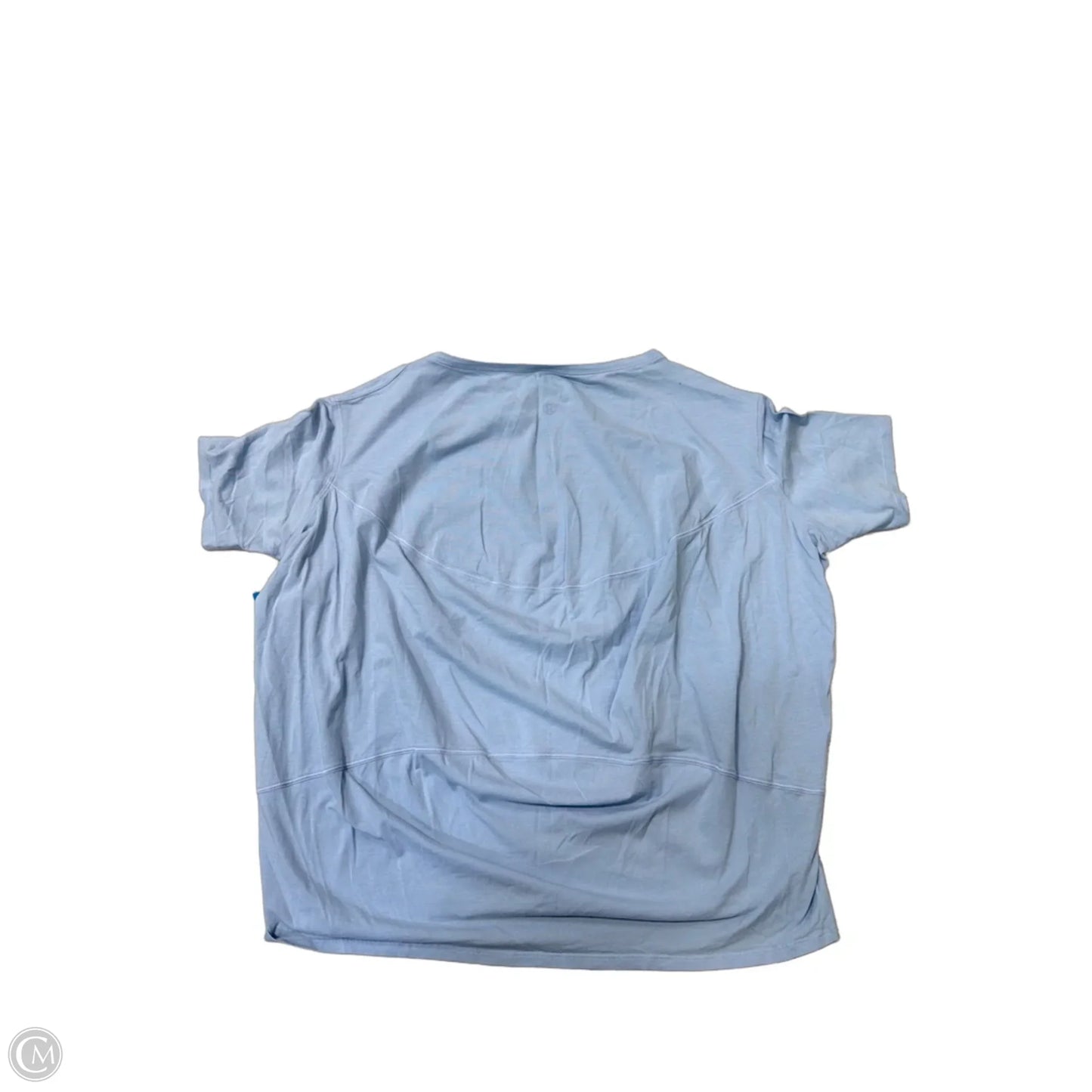 Athletic Top Short Sleeve By Lululemon In Purple, Size: S