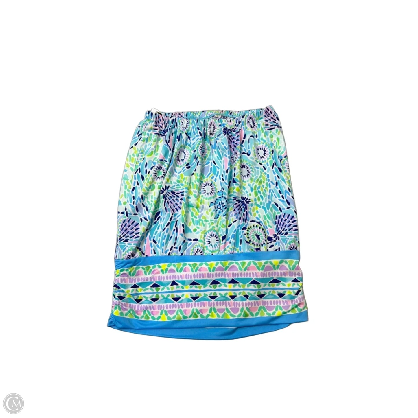 Skirt Designer By Lilly Pulitzer In Blue & Green, Size: Xs