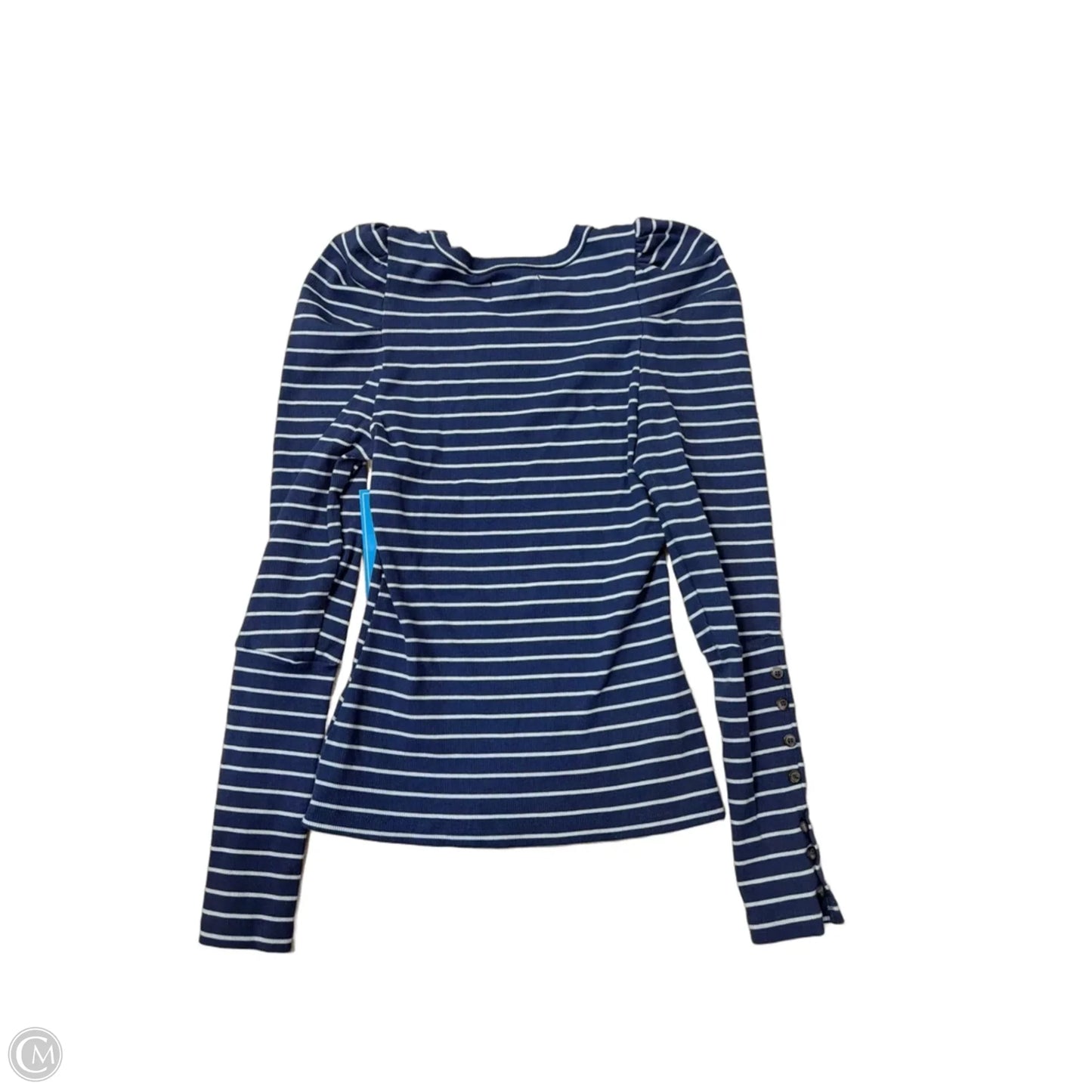 Top Long Sleeve By Maeve In Striped Pattern, Size: Xs