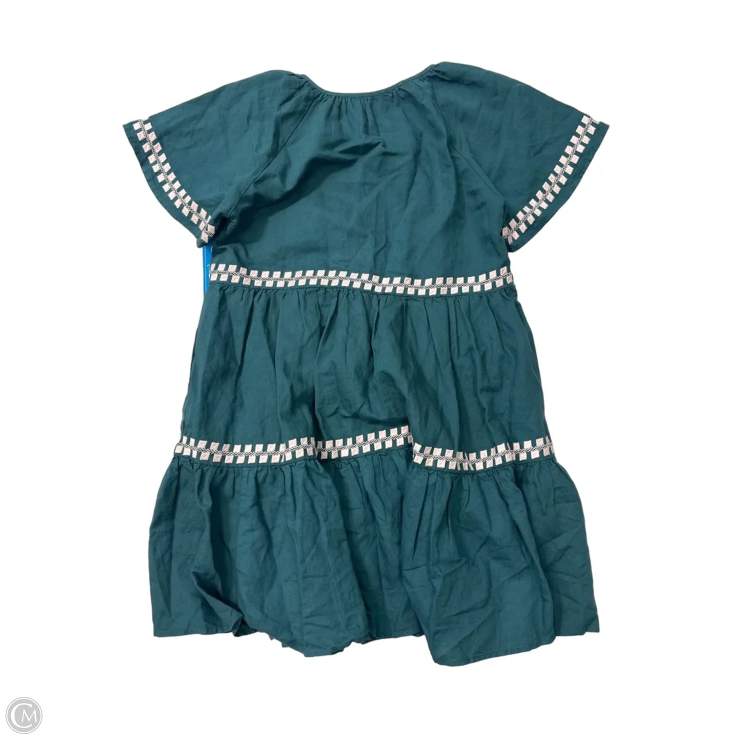 Dress Casual Short By Madewell In Blue & Pink, Size: Xxs