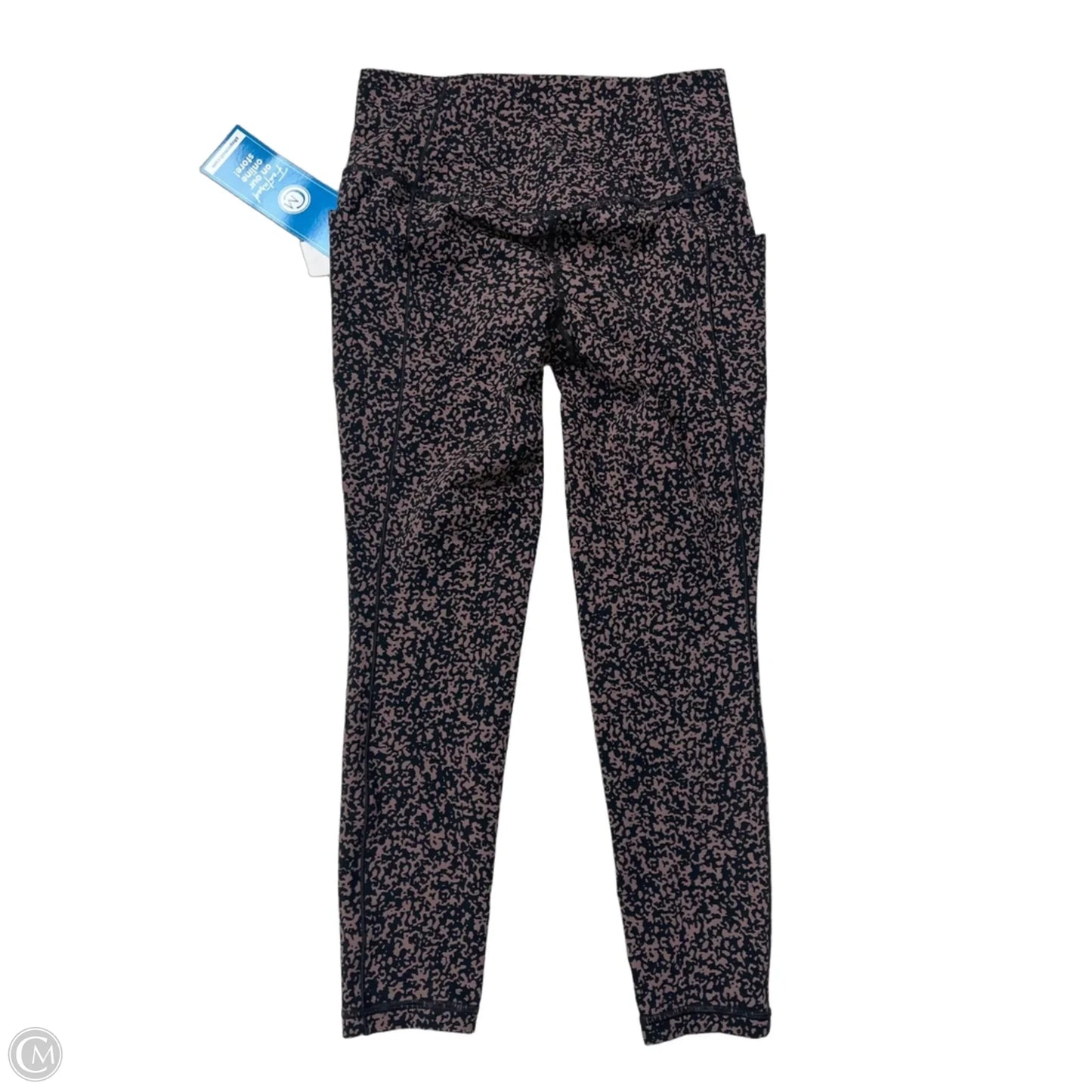 Athletic Leggings By Athleta In Black & Brown, Size: S
