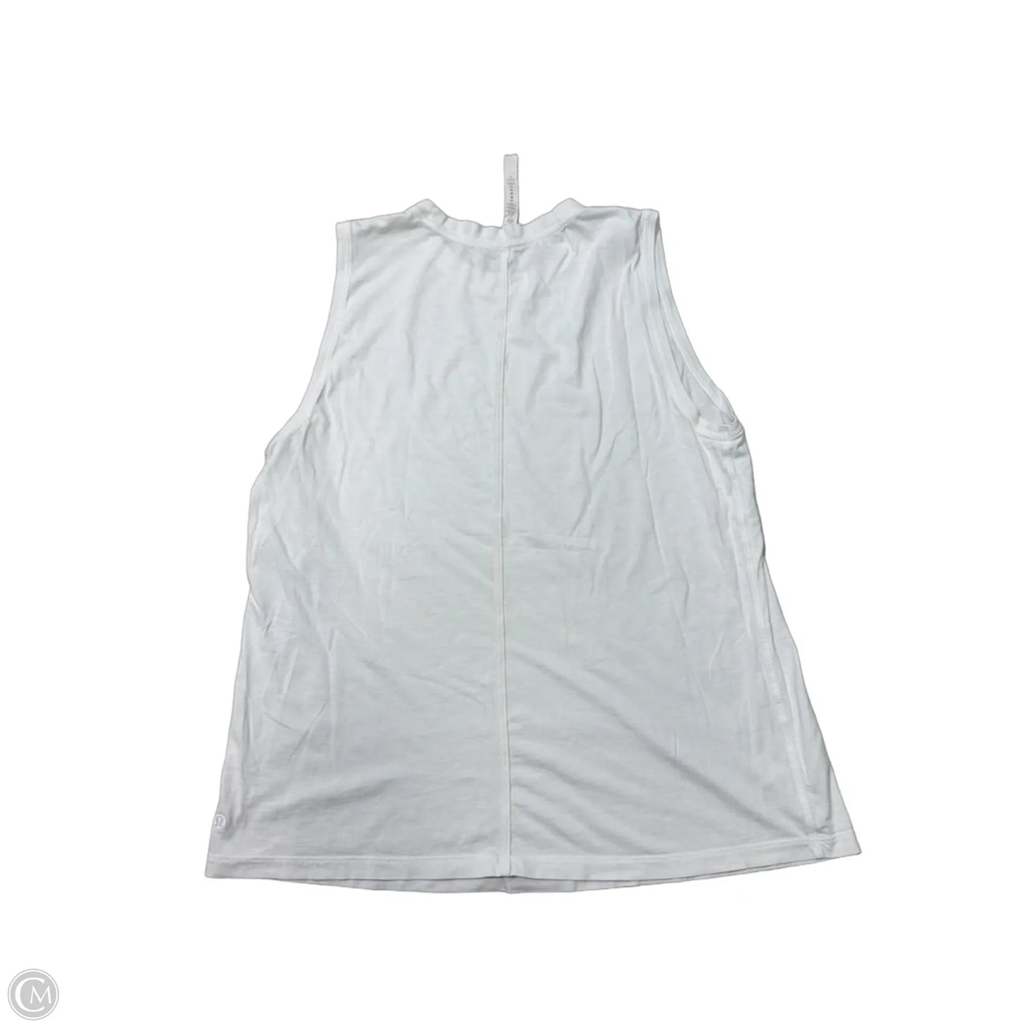 Athletic Tank Top By Lululemon In White, Size: M