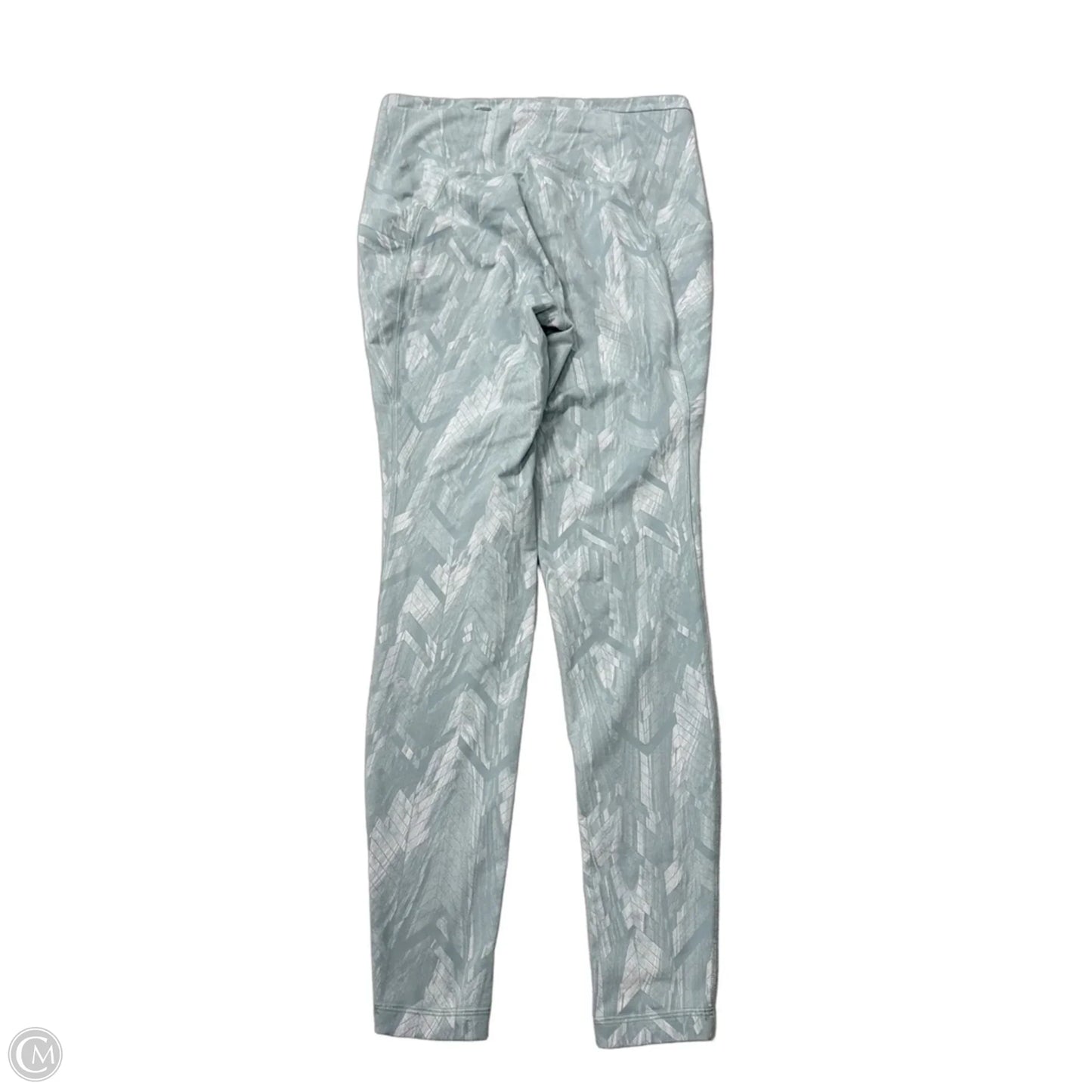 Athletic Leggings By Lululemon In Blue & White, Size: M