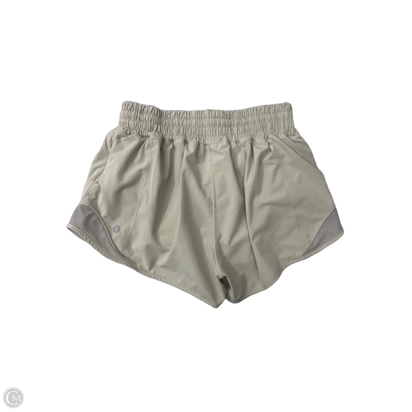 Athletic Shorts By Lululemon In Tan, Size: S