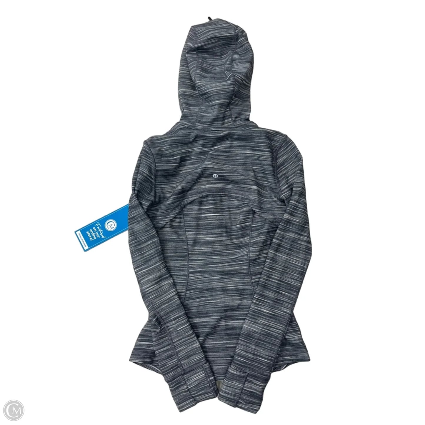 Athletic Jacket By Lululemon In Grey, Size: S