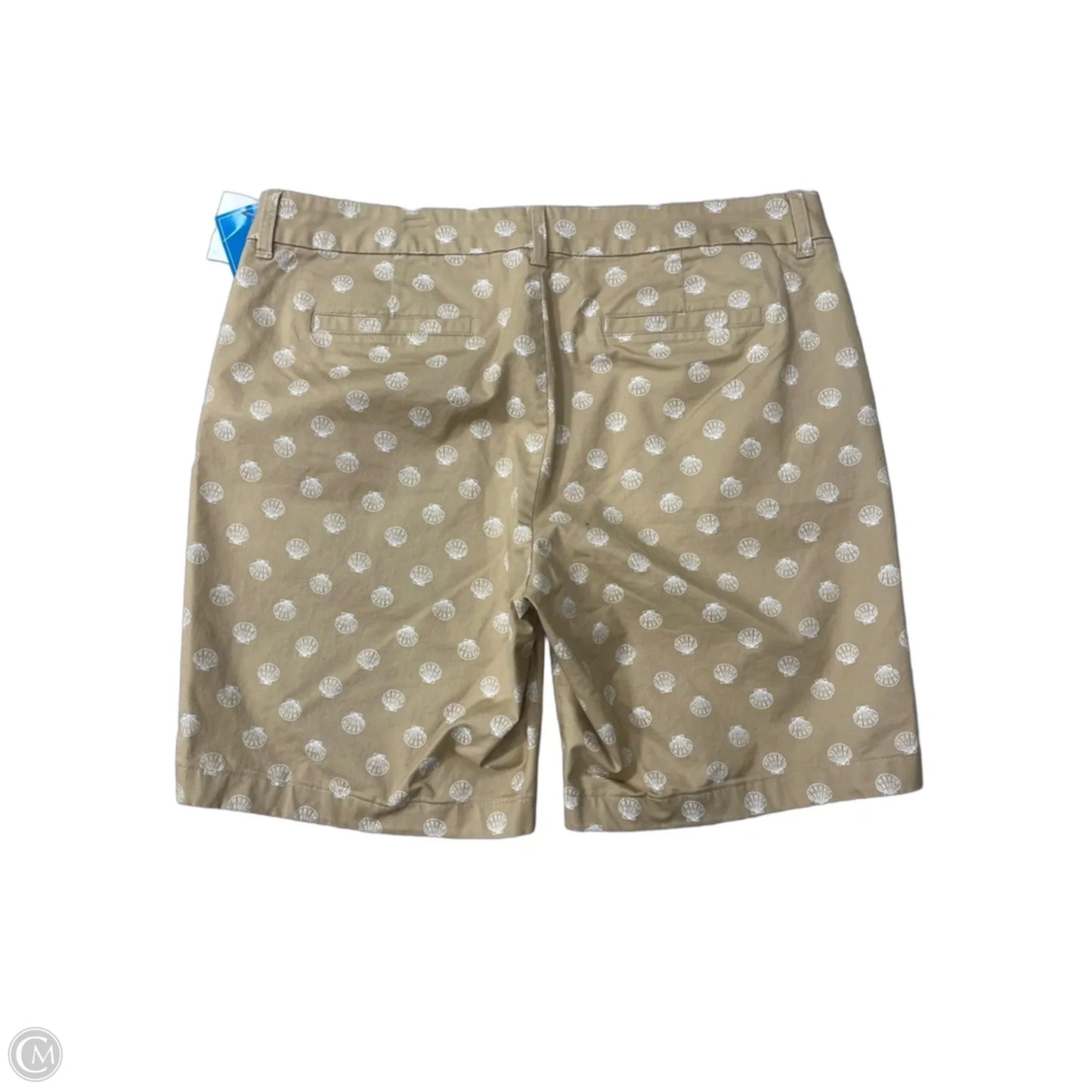 Shorts By J. Crew In Tan & White, Size: 14