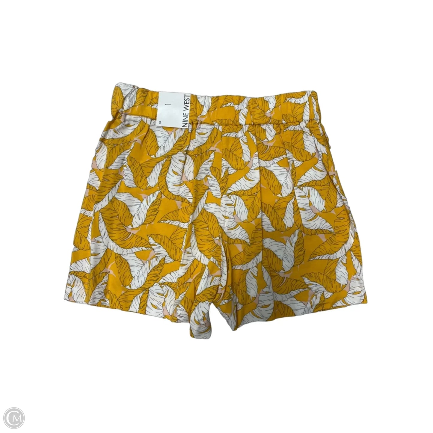 New! Shorts By Nine West Apparel In White & Yellow, Size: S
