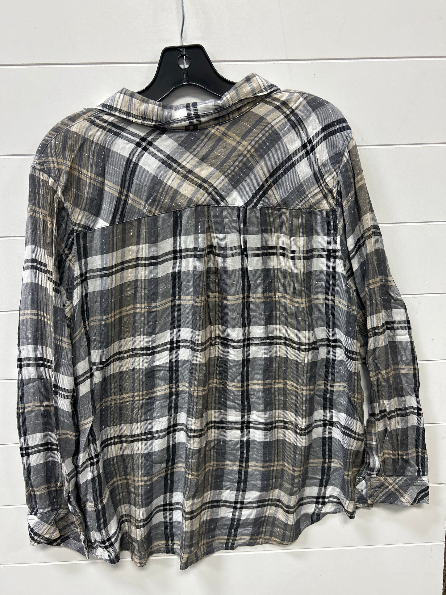 Top Ls By Christopher And Banks In Grey & Tan, Size:Xl