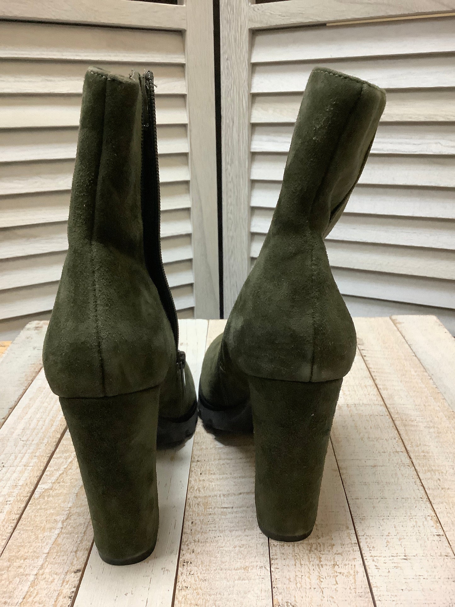 Boots Ankle Heels By Aldo Size: 9