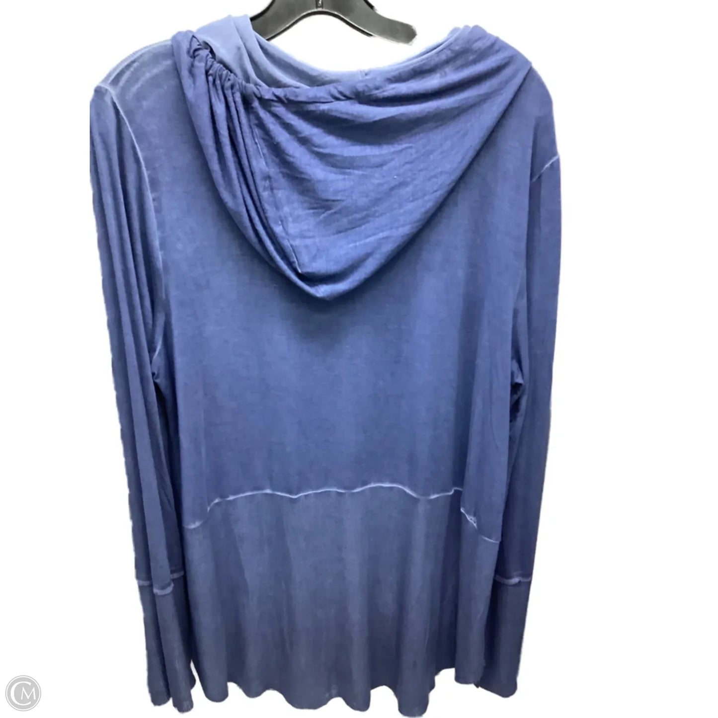Top Long Sleeve By Cable And Gauge In Blue, Size: Xl