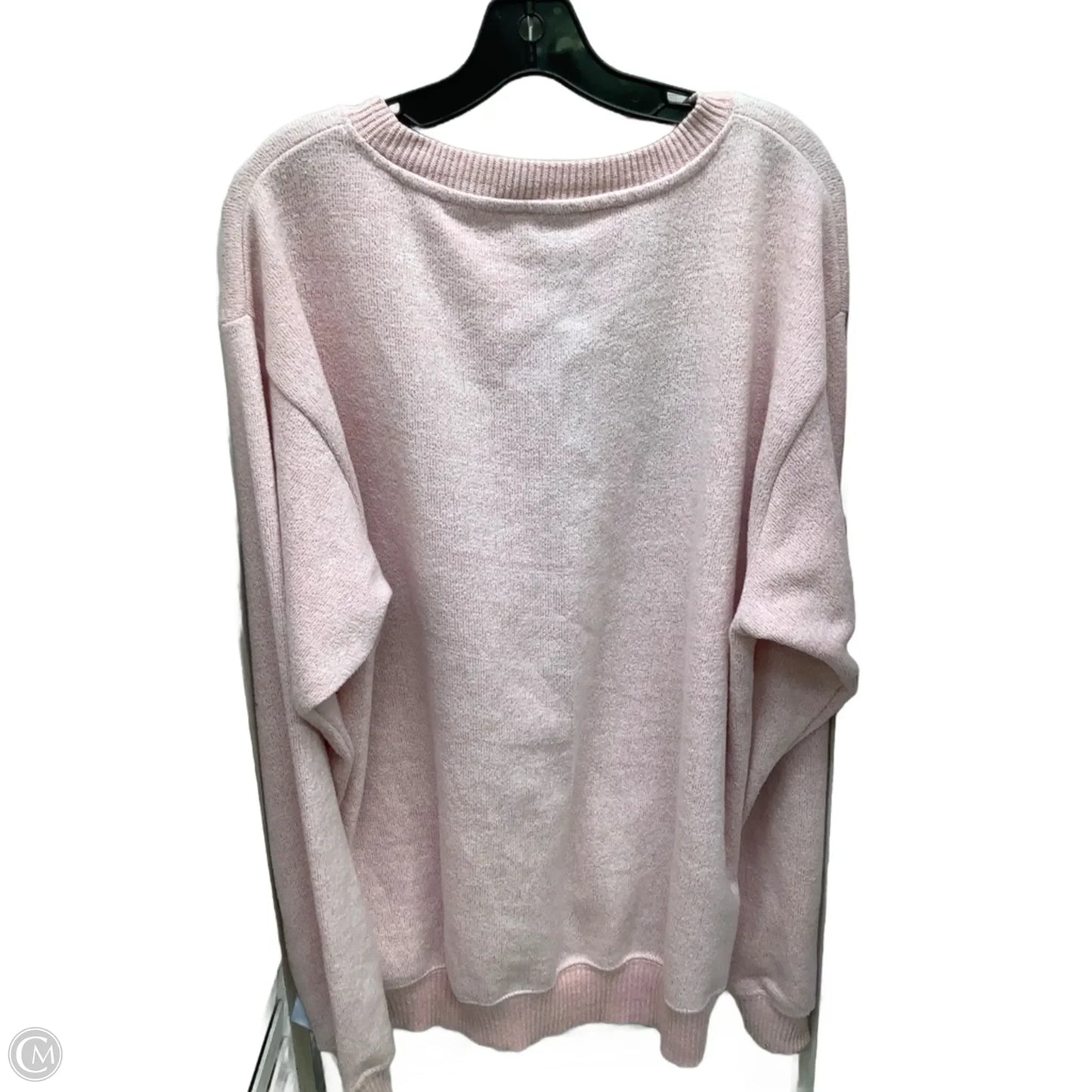 Sweatshirt Crewneck By Clothes Mentor In Pink, Size: Xl