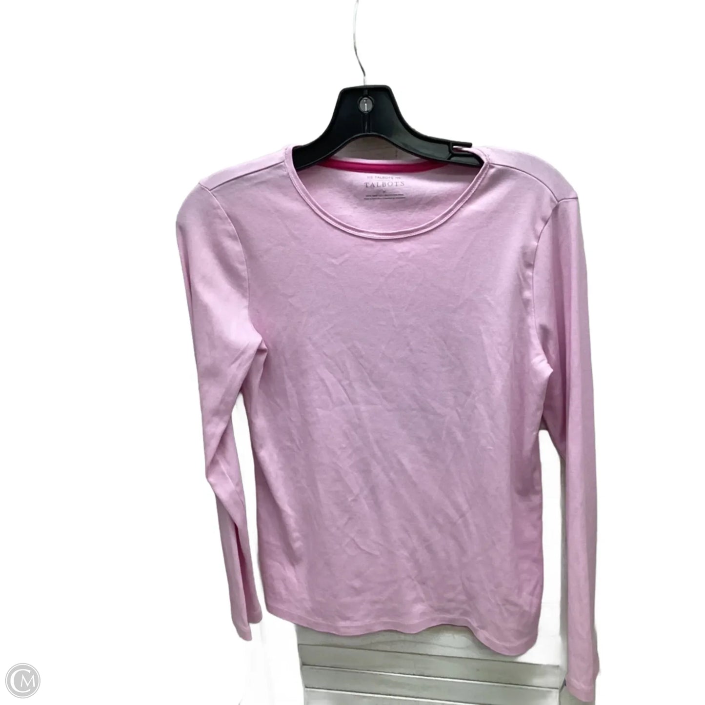 Top Long Sleeve By Talbots In Pink, Size: M