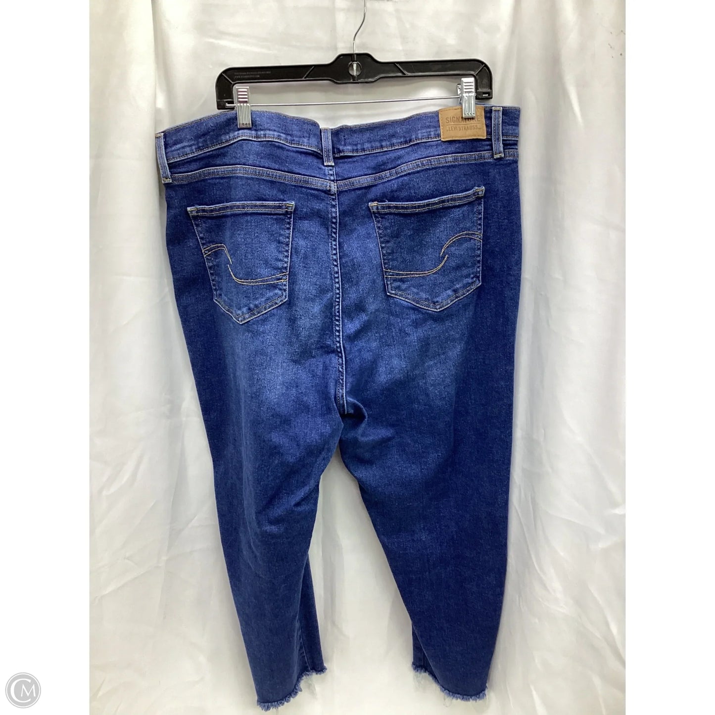 Jeans Boyfriend By Levis In Blue Denim, Size: 18
