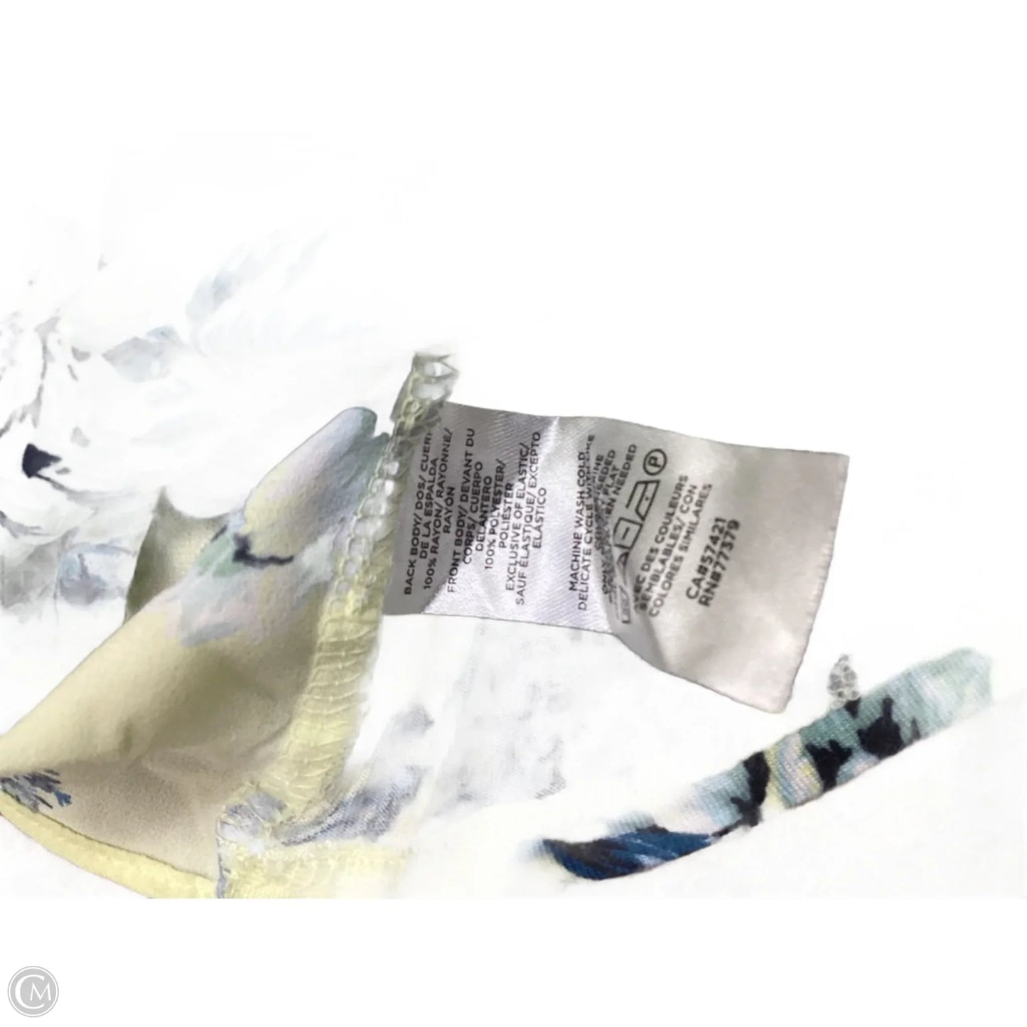 Top Sleeveless By Loft In Floral Print, Size: M