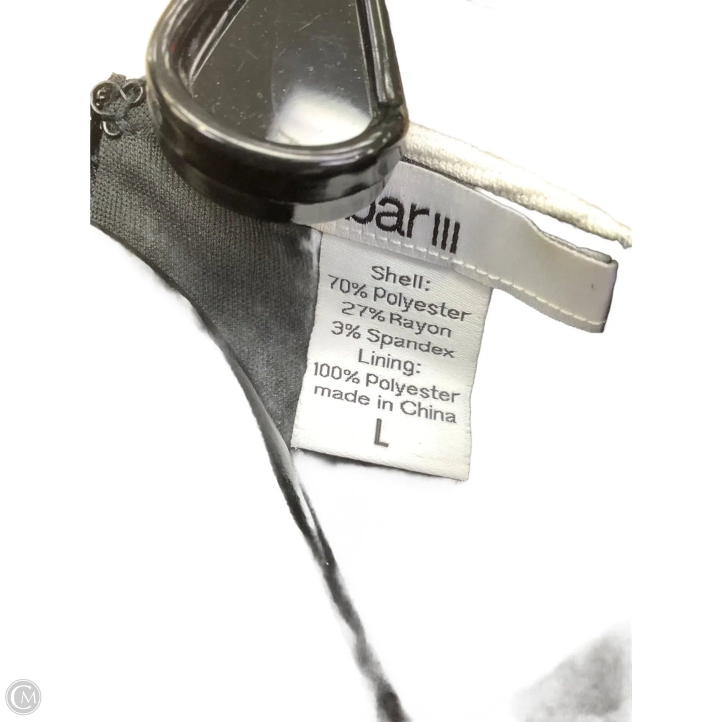 Dress Casual Midi By Bar Iii In Striped Pattern, Size: L