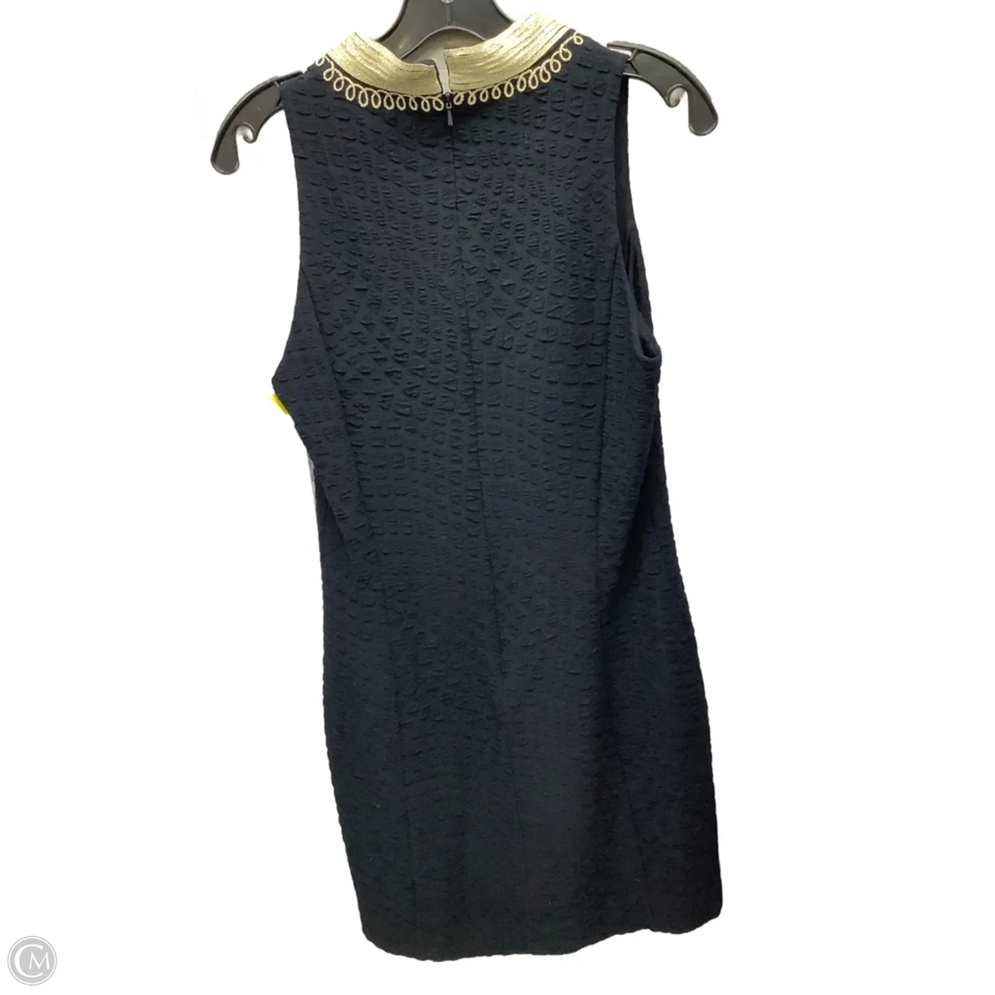 Dress Designer By Lilly Pulitzer In Black & Gold, Size: 8