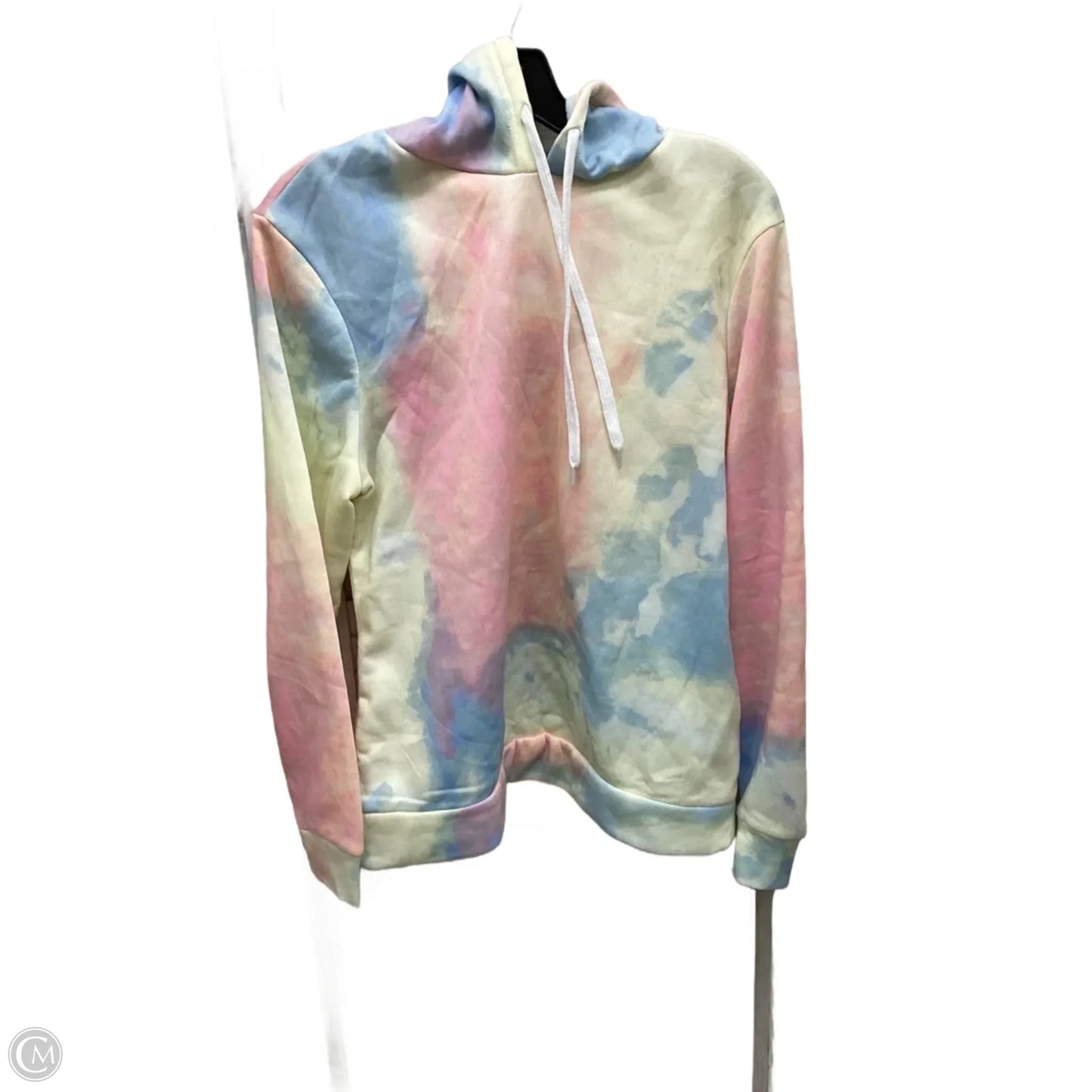 Sweatshirt Hoodie By Bobbie Brooks In Tie Dye Print, Size: M