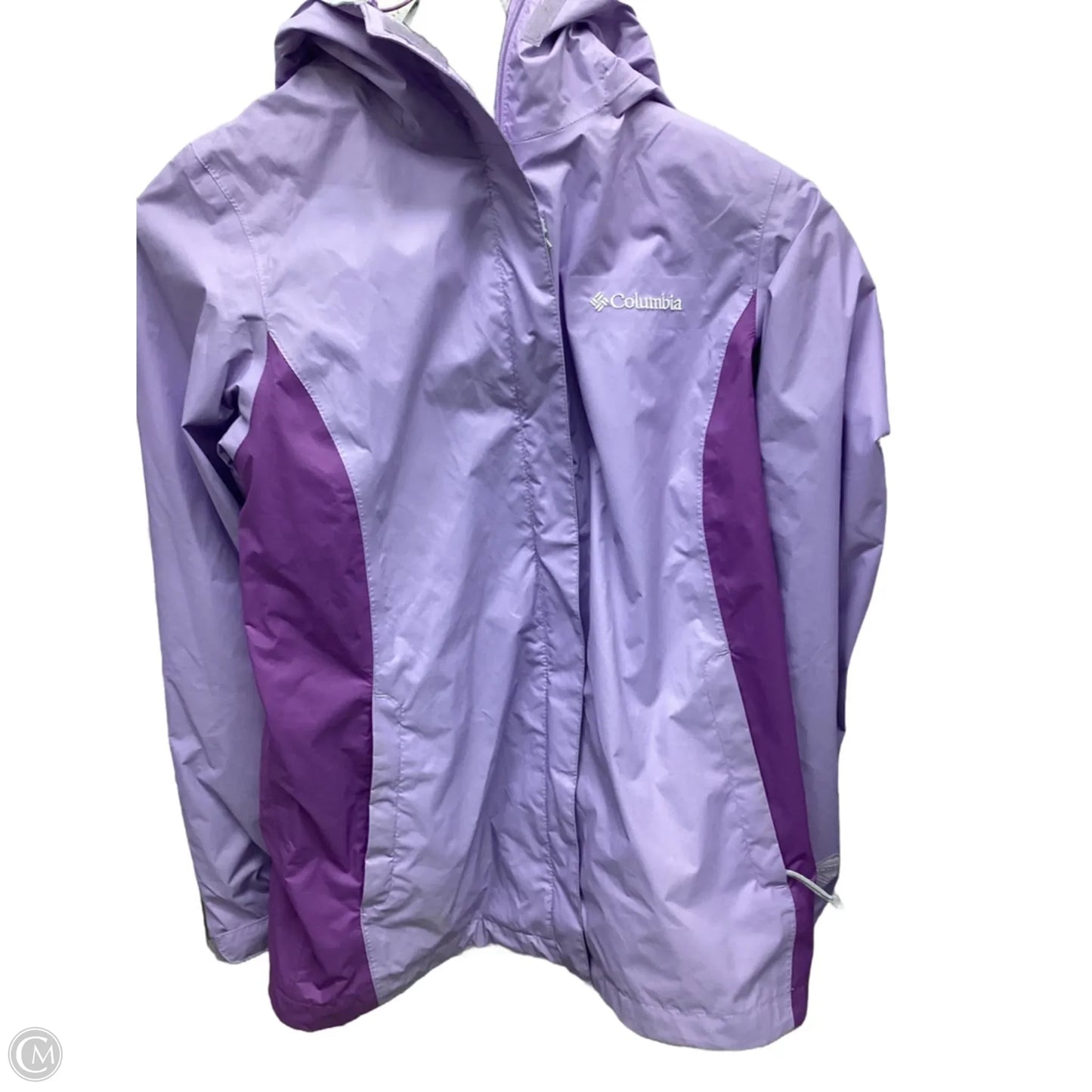 Jacket Windbreaker By Columbia In Purple, Size: Xs