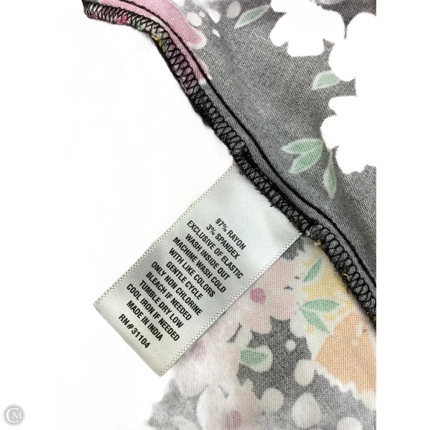 Top Long Sleeve By Crown And Ivy In Floral Print, Size: L