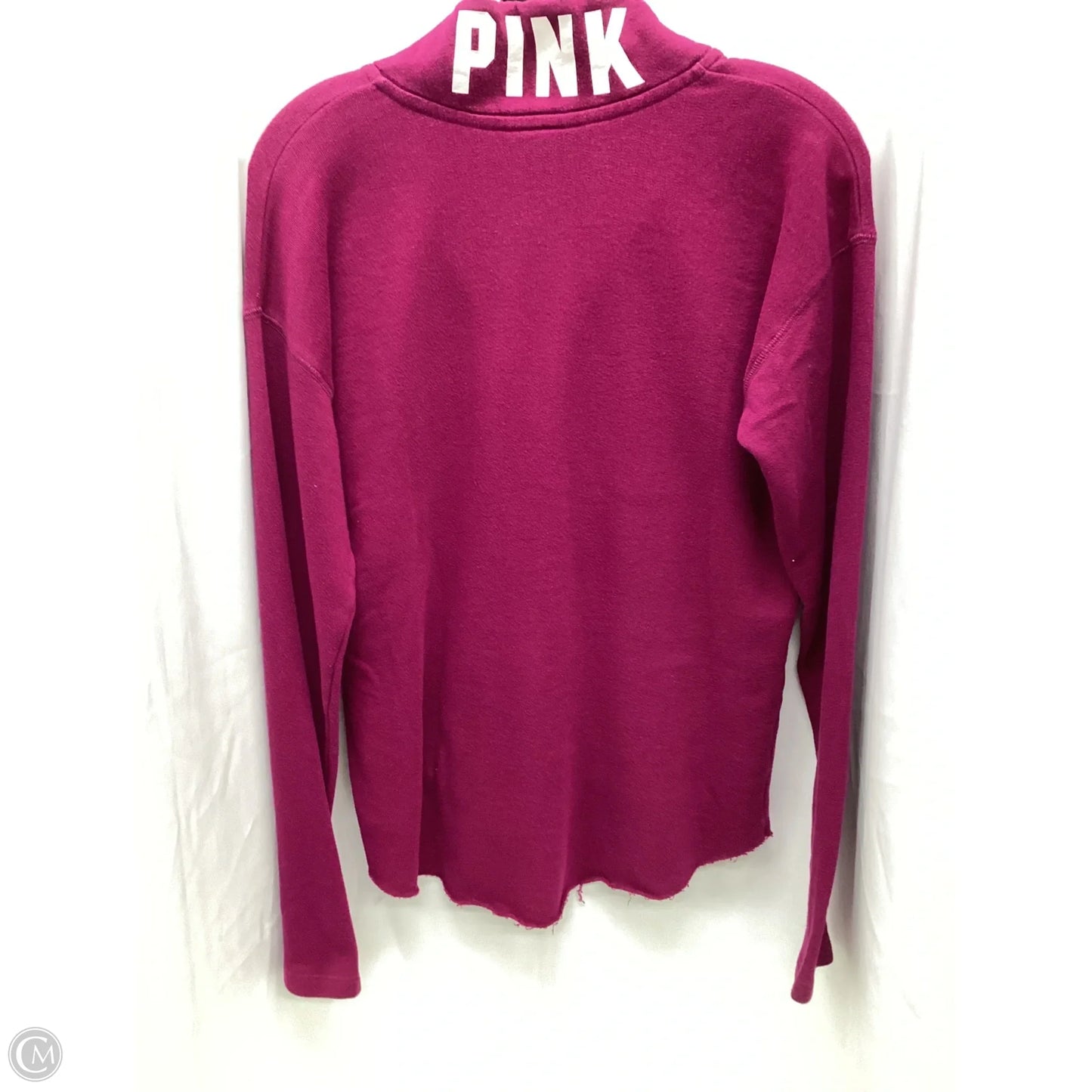 Sweatshirt Collar By Pink In Purple, Size: S