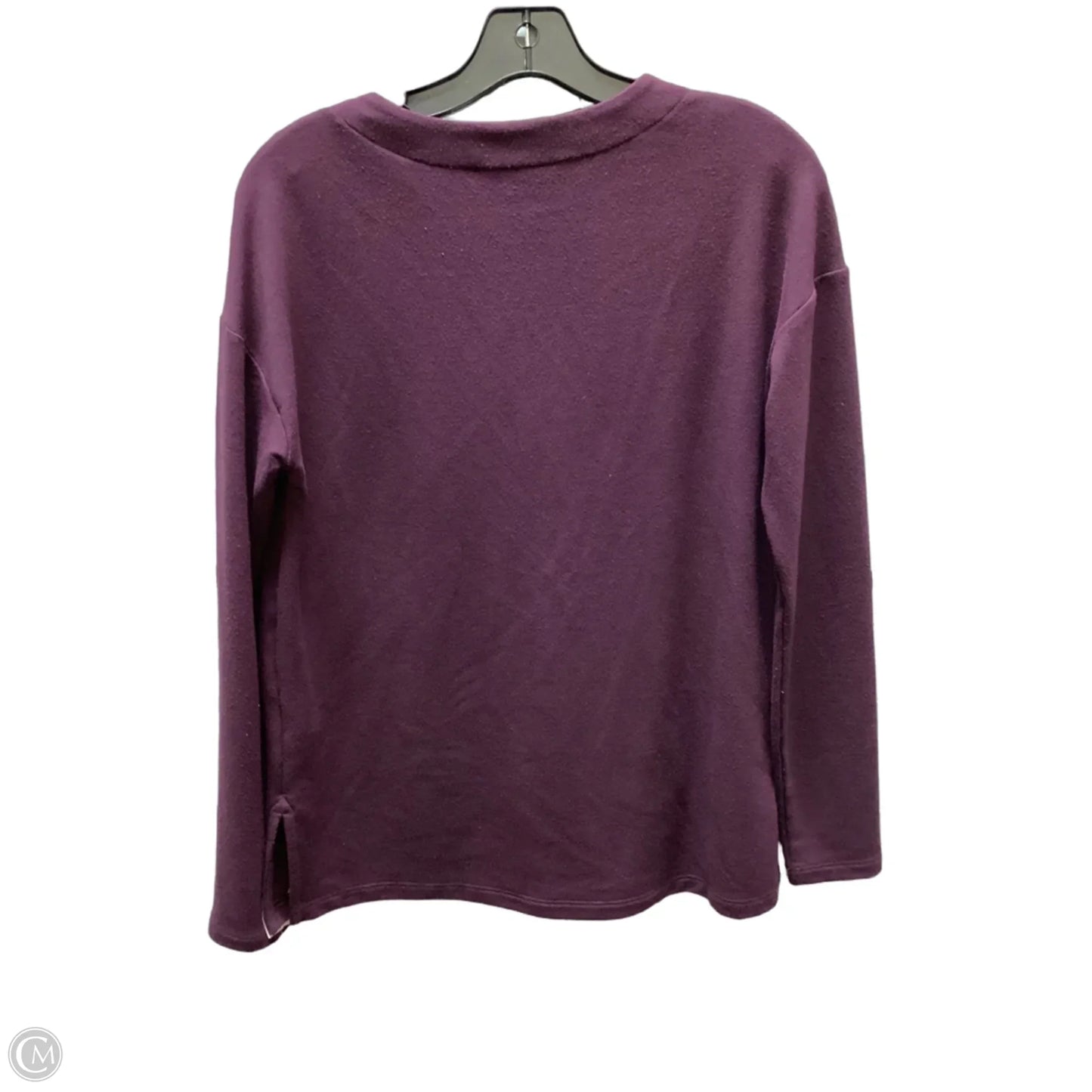 Top Long Sleeve By Banana Republic In Maroon, Size: Xs