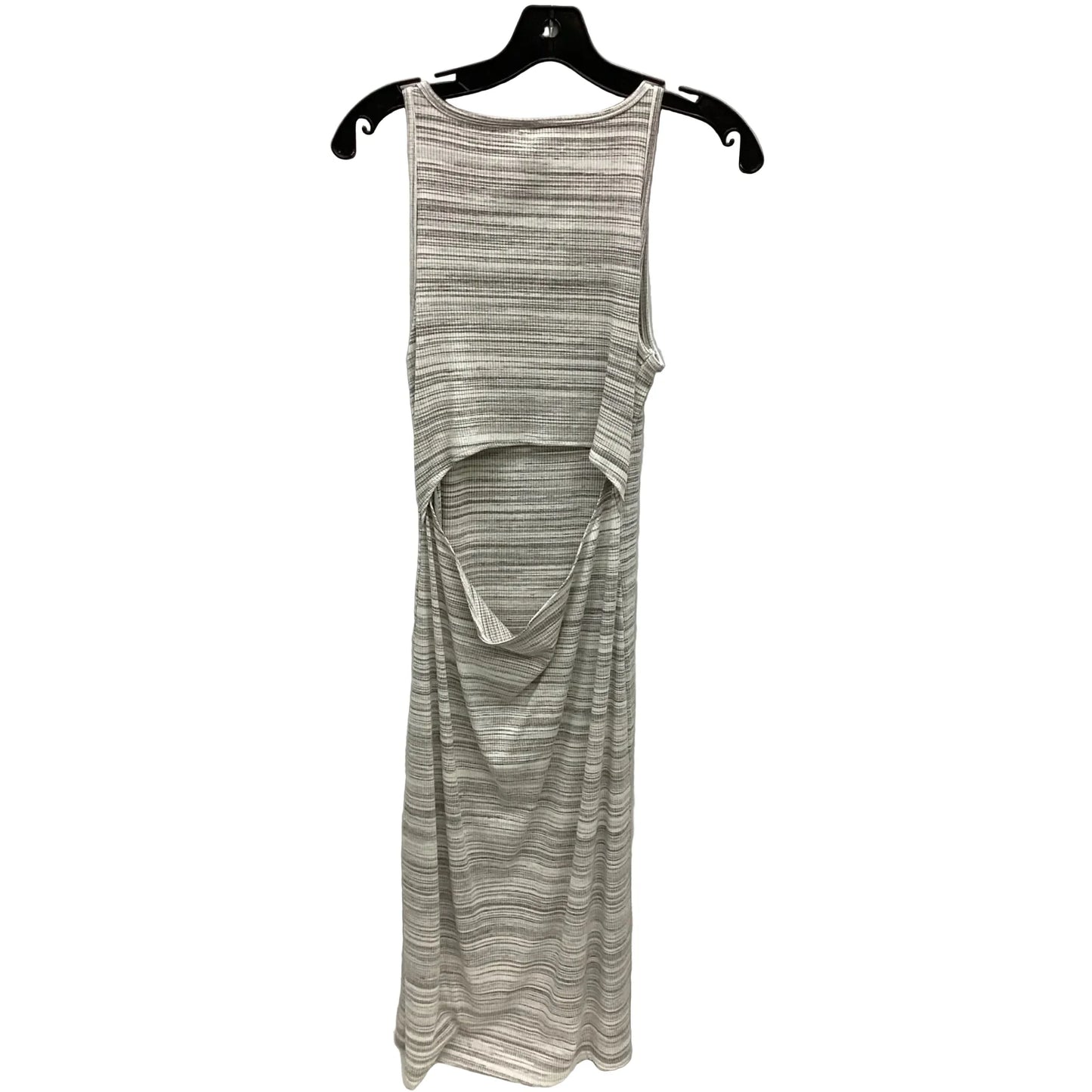 Dress Casual Midi By Lou And Grey In Grey & White, Size: Lp