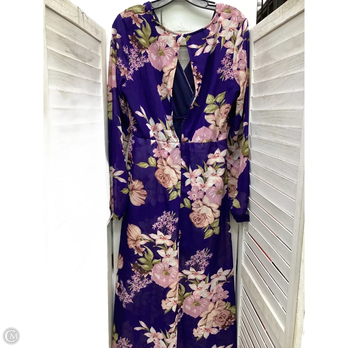 Dress Casual Maxi By Venus In Floral Print, Size: M