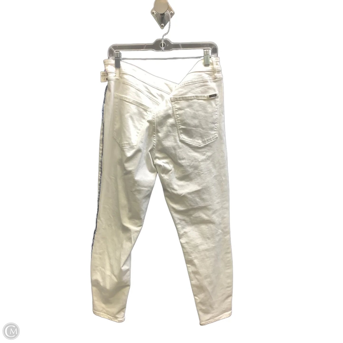Jeans Skinny By White House Black Market In White Denim, Size: 16