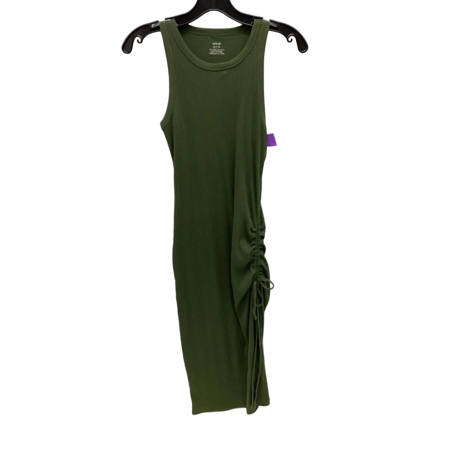 Dress Casual Midi By Aerie In Green, Size: Xs