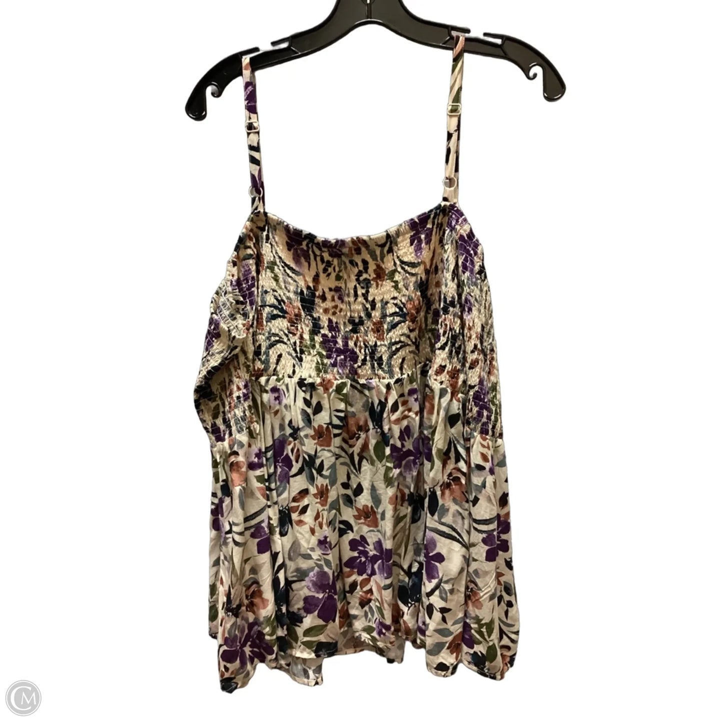 Top Long Sleeve By Torrid In Floral Print, Size: 1x