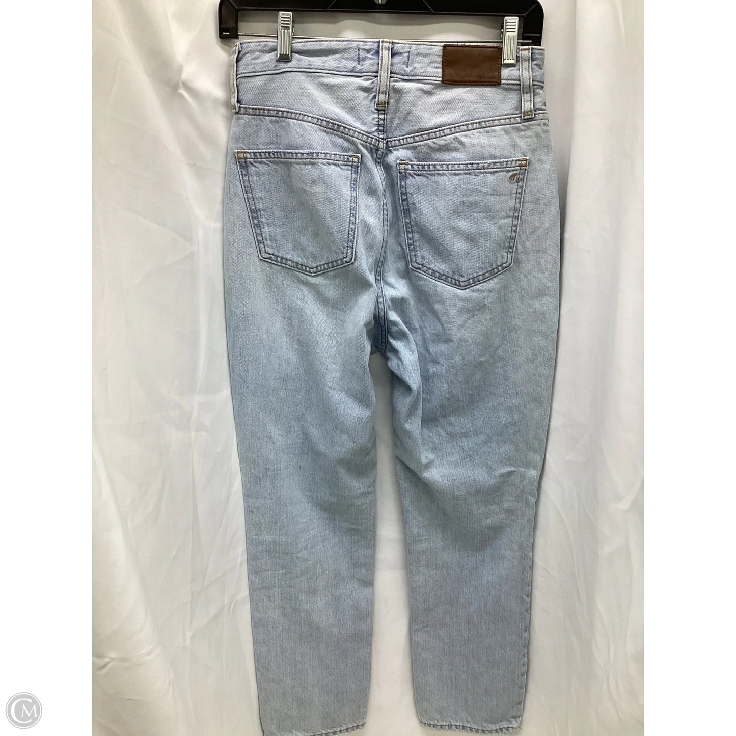 Jeans Straight By Madewell In Blue Denim, Size: 2
