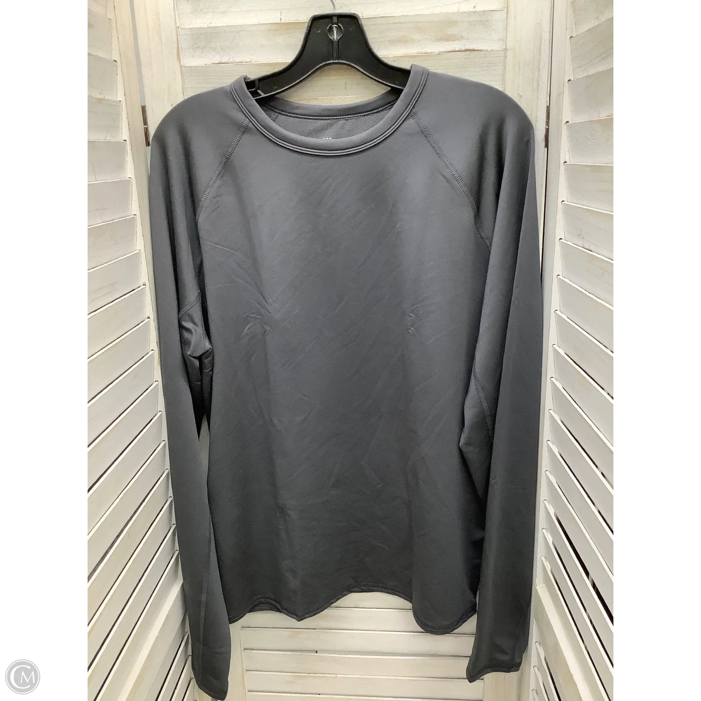Athletic Top Long Sleeve Crewneck By All In Motion In Grey, Size: Xl