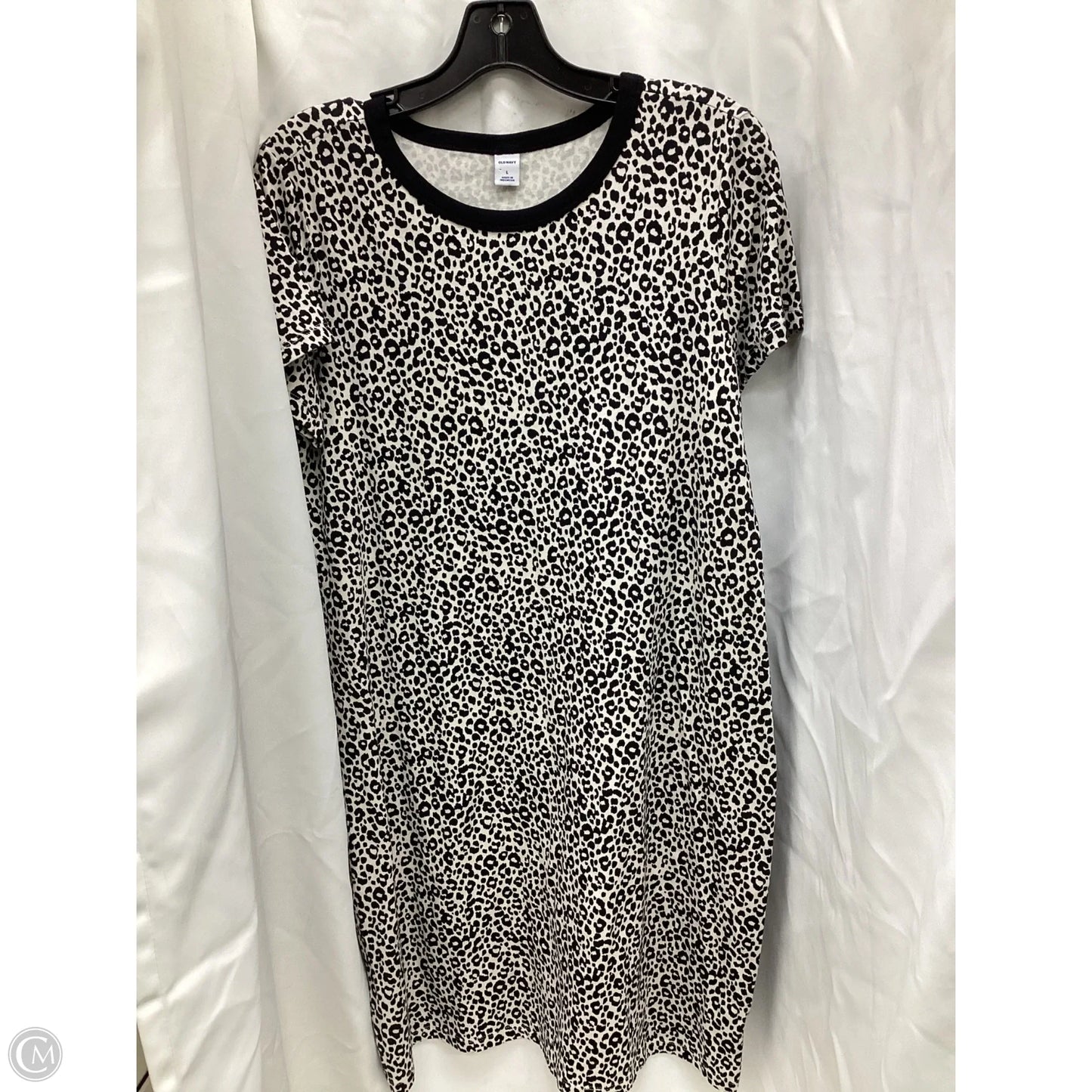 Dress Casual Midi By Old Navy In Leopard Print, Size: L