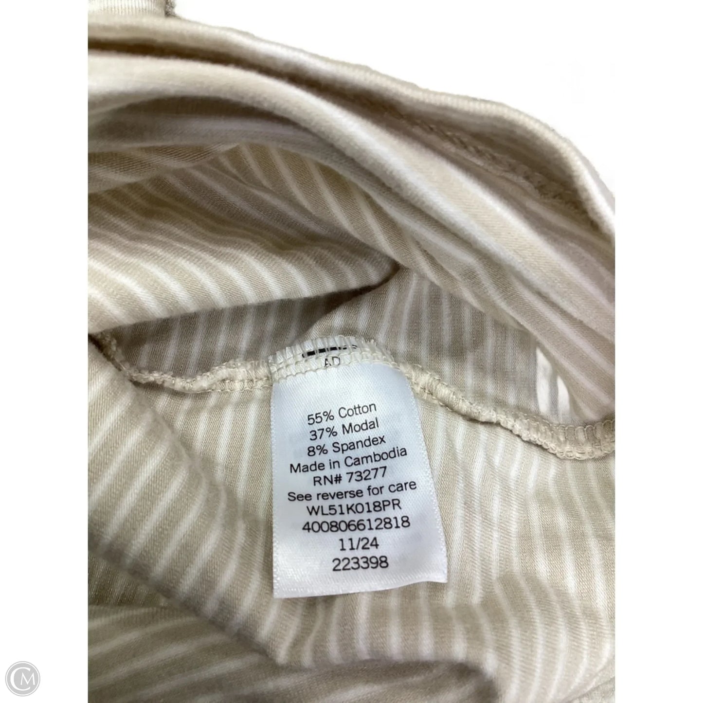 Top Sleeveless By Lc Lauren Conrad In Striped Pattern, Size: 1x