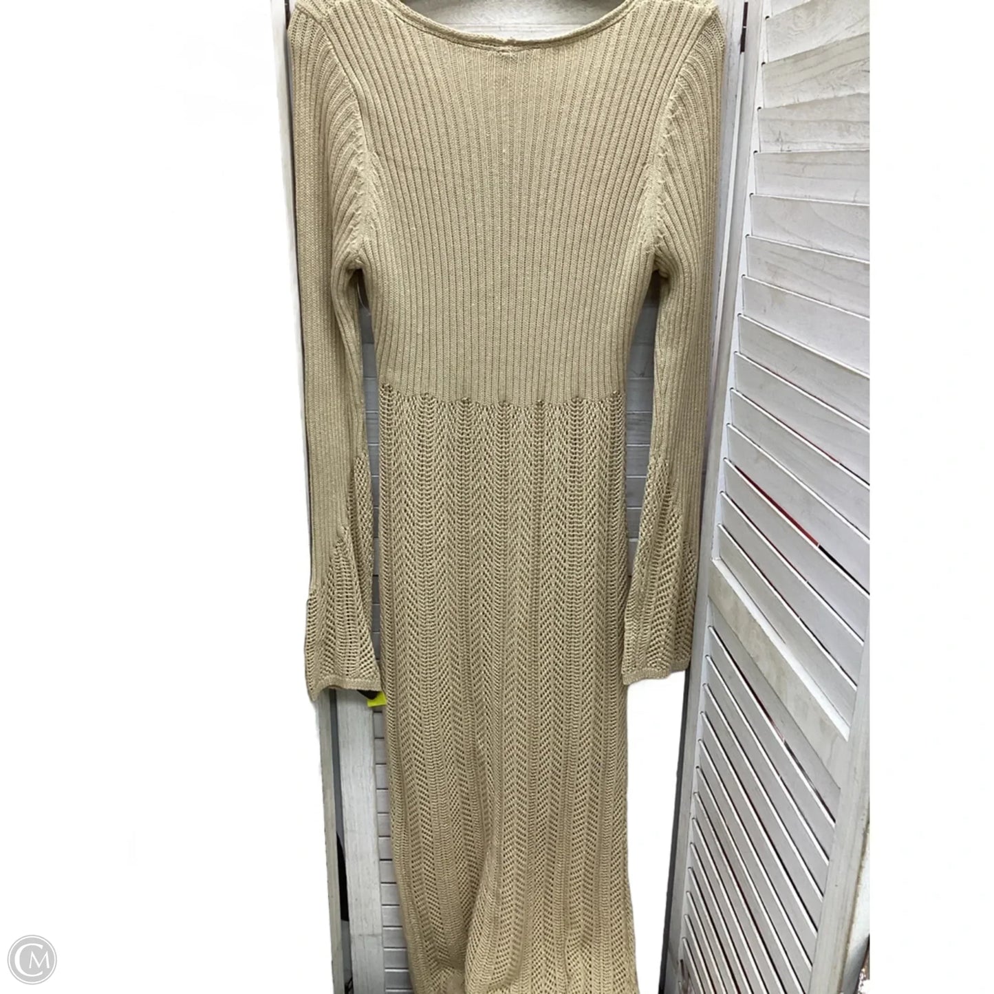 Dress Casual Maxi By Freshman In Tan, Size: L