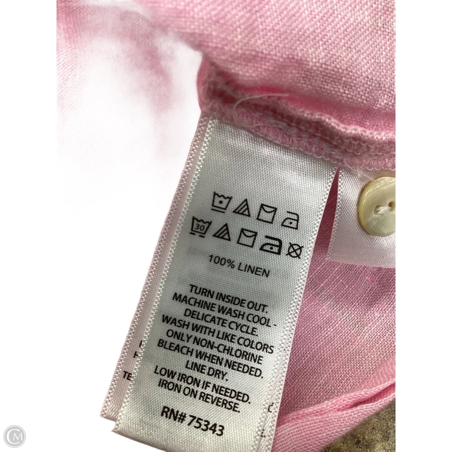 Top Sleeveless By Isaac Mizrahi In Pink, Size: L