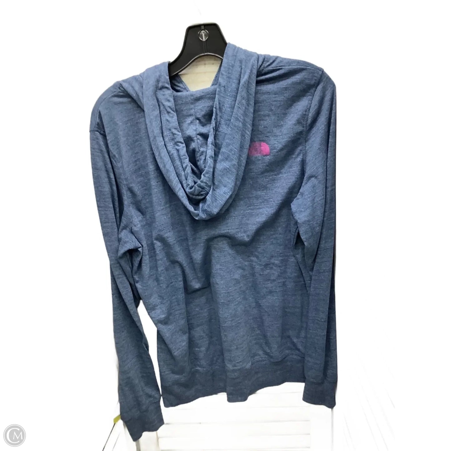 Sweatshirt Hoodie By The North Face In Blue Denim, Size: Xl