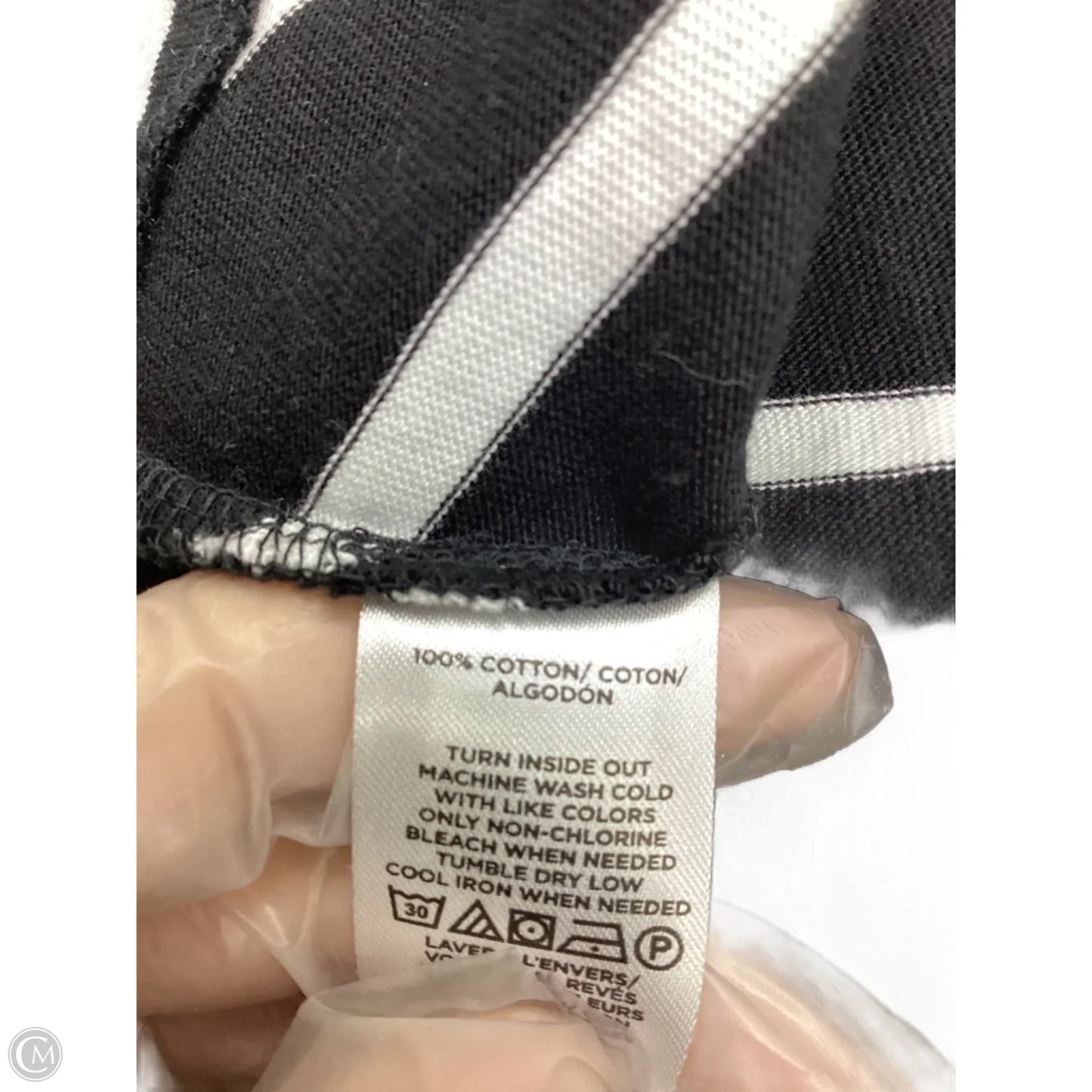 Dress Casual Midi By Loft In Striped Pattern, Size: S