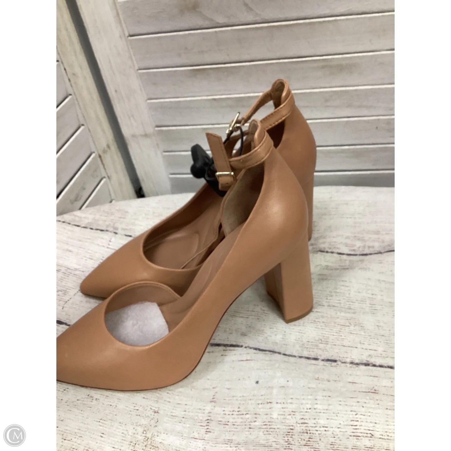 Shoes Heels Block By Antonio Melani In Tan, Size: 7.5