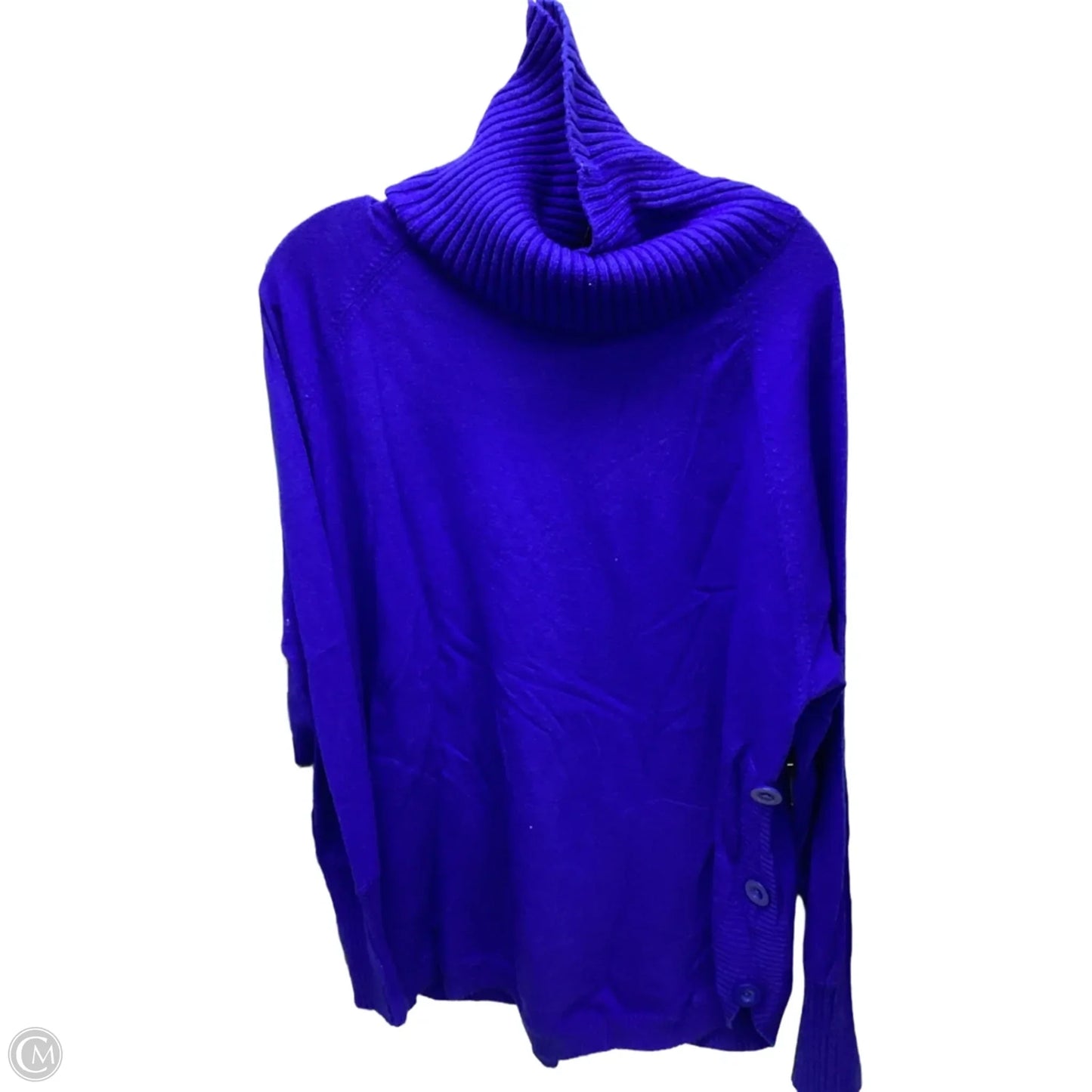 Top Long Sleeve By Clothes Mentor In Blue, Size: Xl