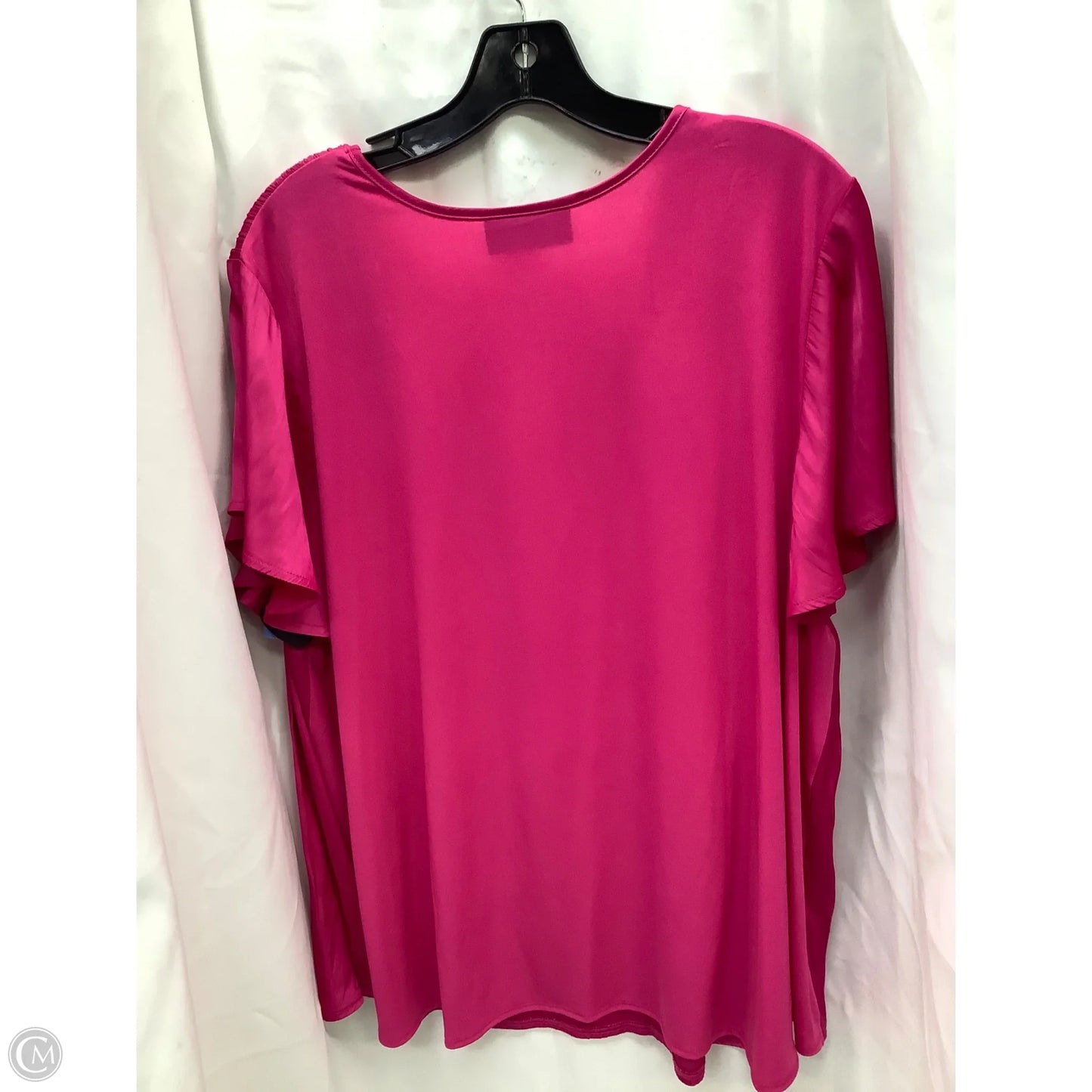 Top Short Sleeve By Lane Bryant In Pink, Size: 18