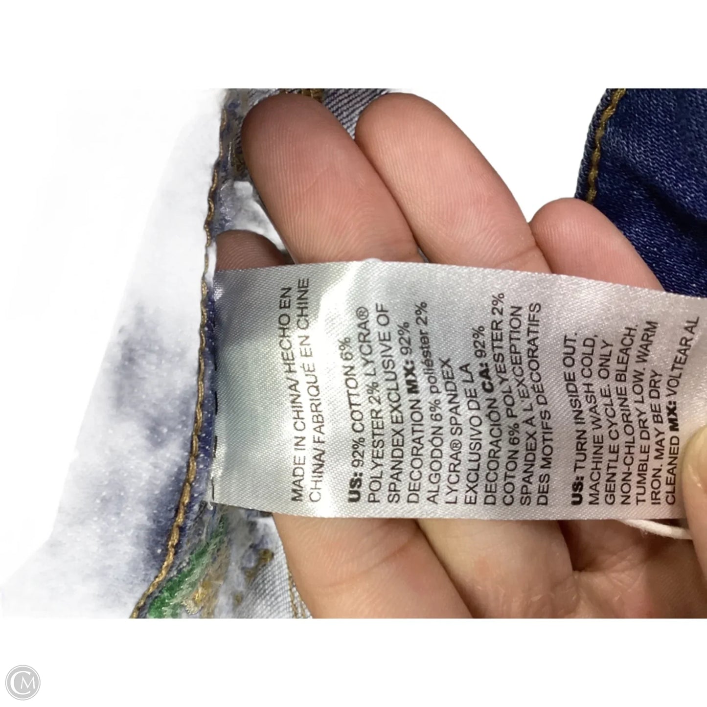 Jeans Boyfriend By Chicos In Blue Denim, Size: 12