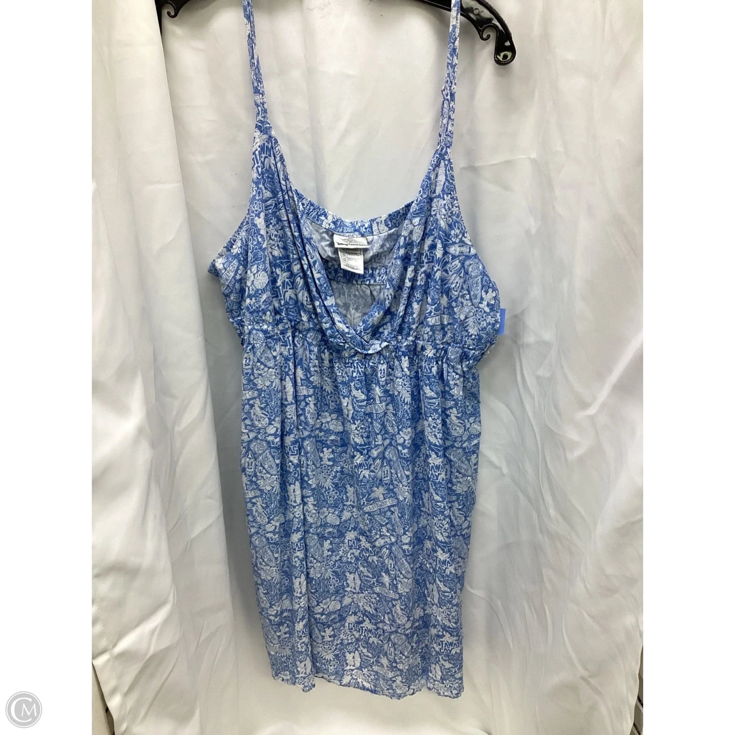 Dress Casual Midi By Disney In Blue, Size: Xxl