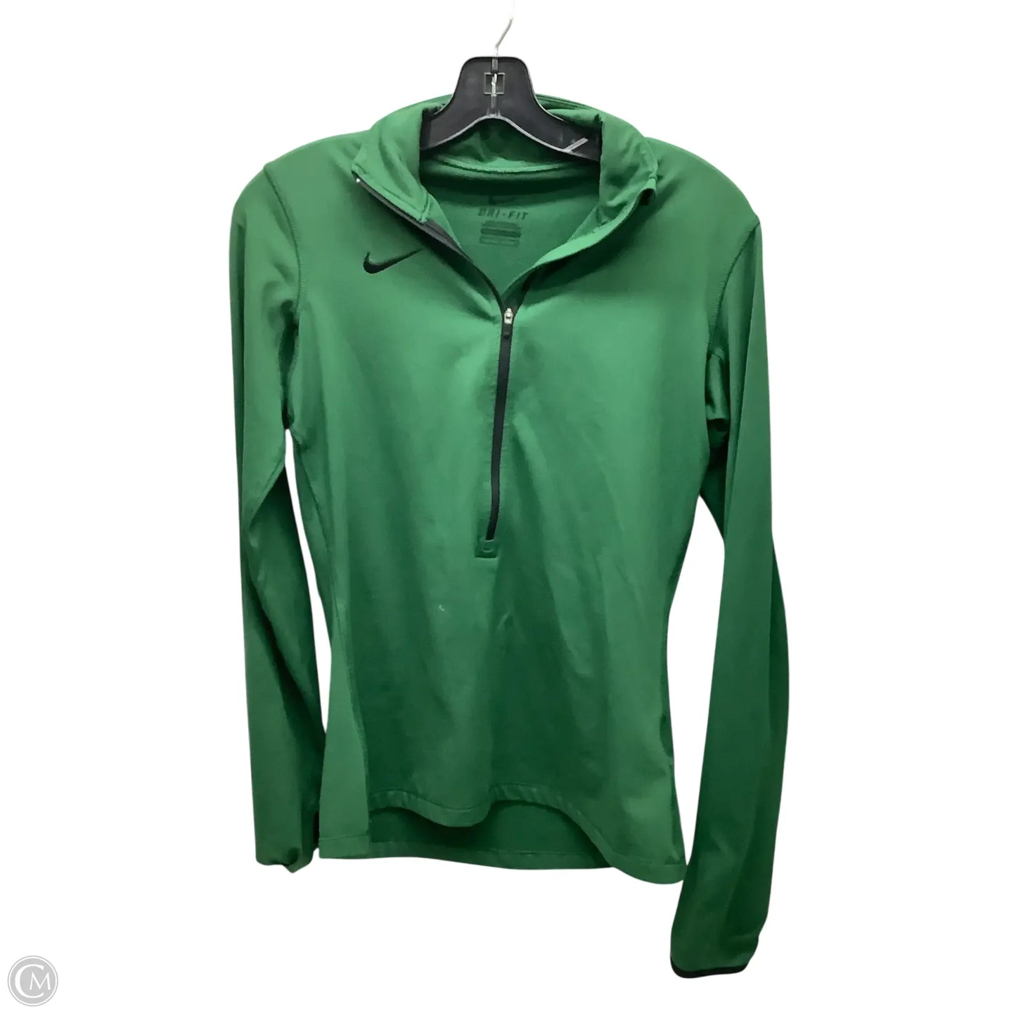 Jacket Shirt By Nike In Green, Size: S