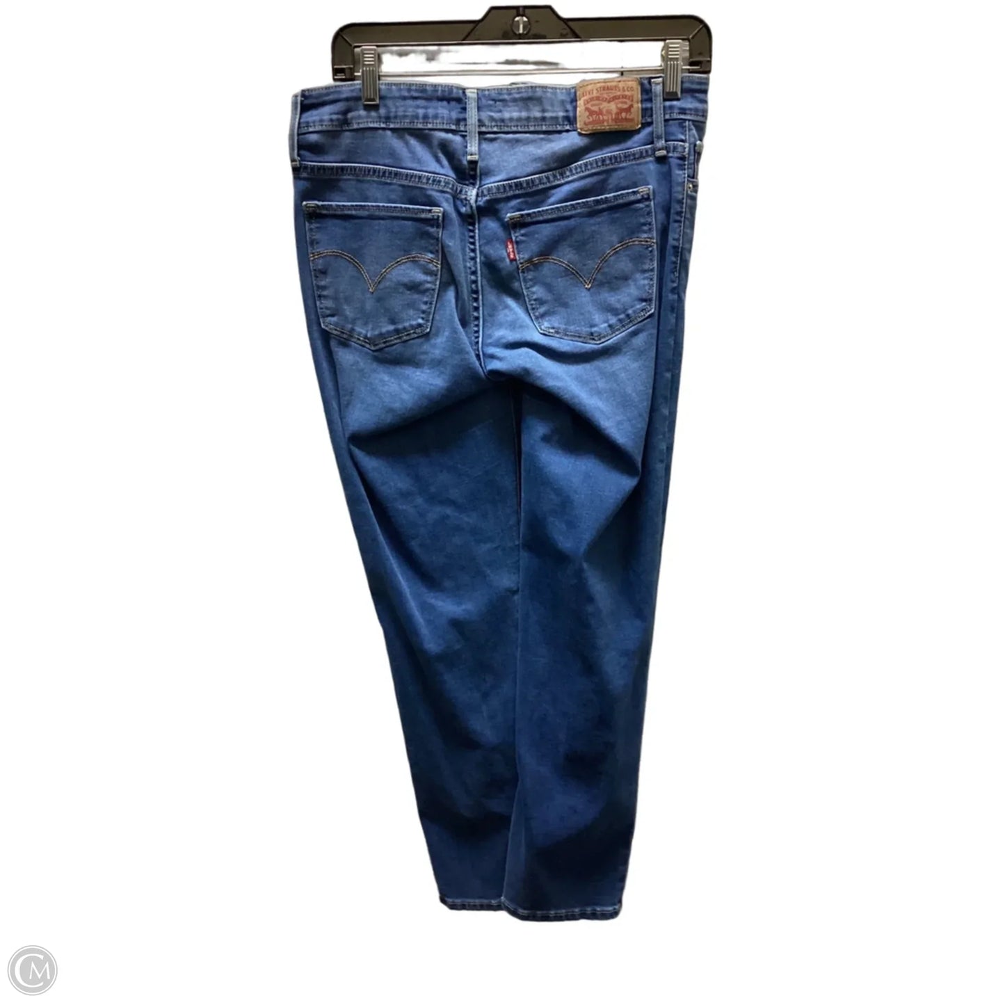 Jeans Skinny By Levis In Blue Denim, Size: 6