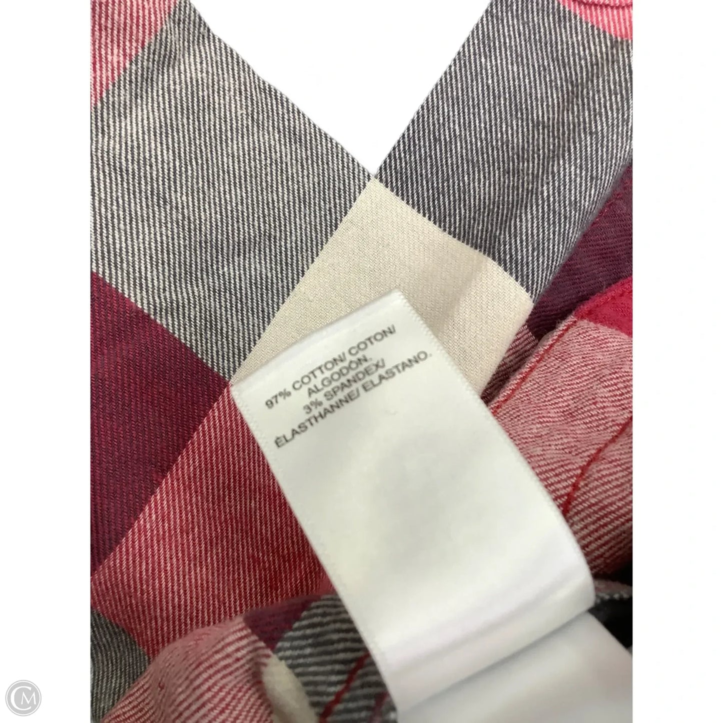 Top Long Sleeve By Lucky Brand In Plaid Pattern, Size: S