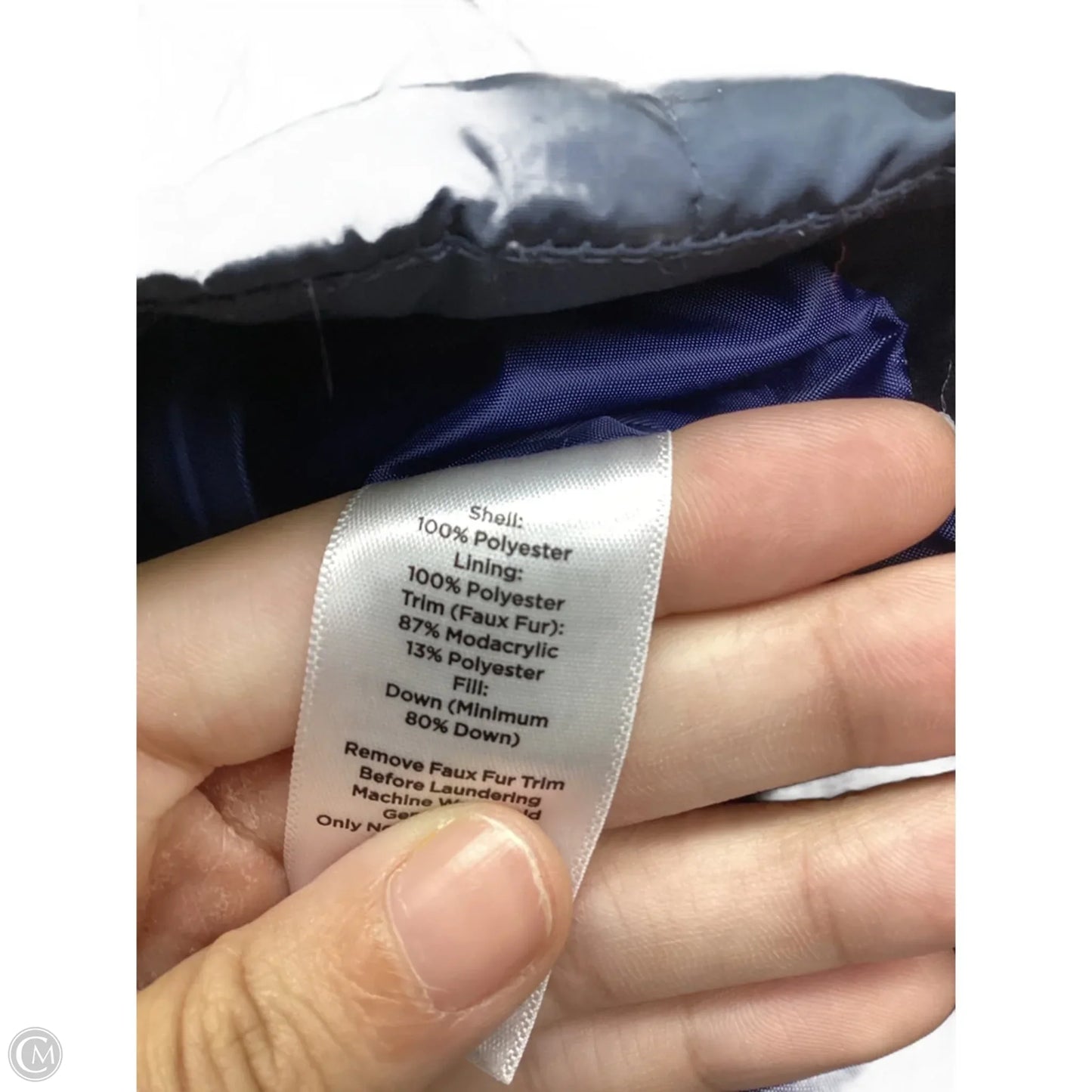 Vest Puffer & Quilted By Talbots In Navy, Size: 2x