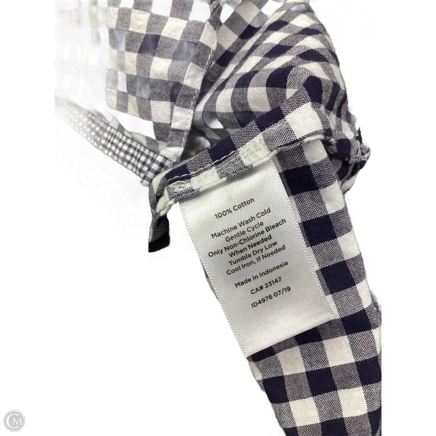 Top Long Sleeve By Talbots In Plaid Pattern, Size: 2x